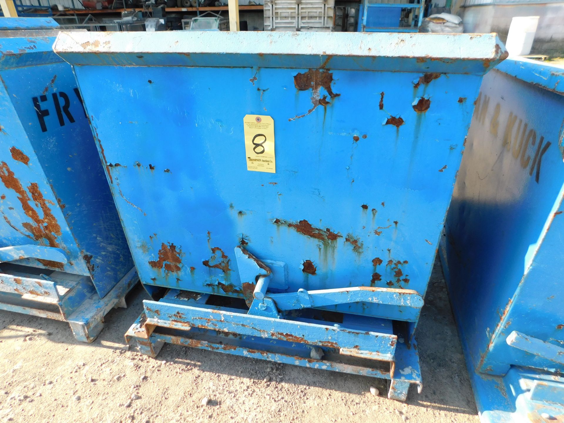 Self Dumping Hopper, 1 Yd. Capacity - Image 3 of 3