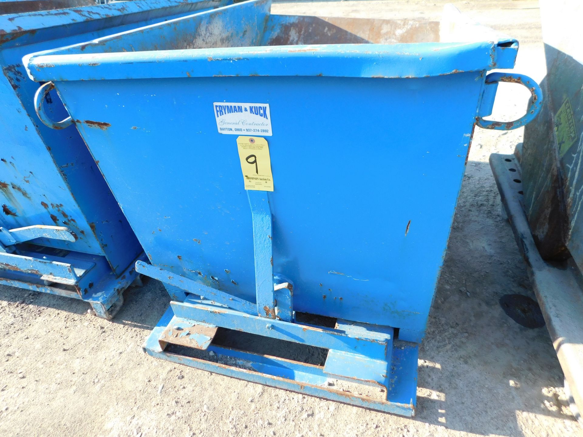 Self Dumping Hopper, 1 Yd. Capacity - Image 3 of 3