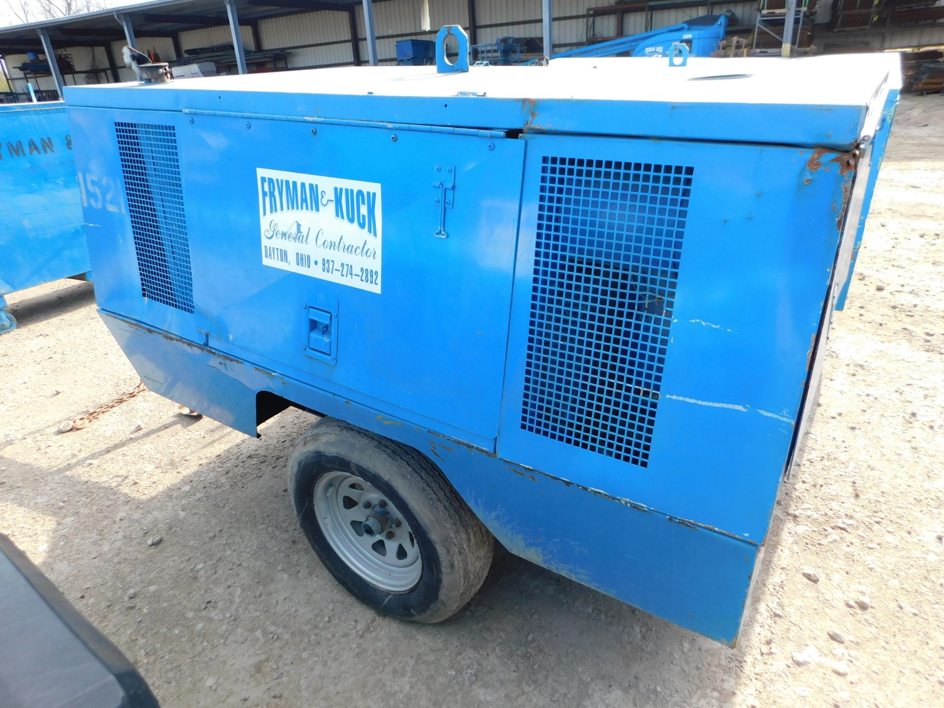 Sullair Trailer Mounted Air Compressor 4 Cylinder Diesel - Image 4 of 14