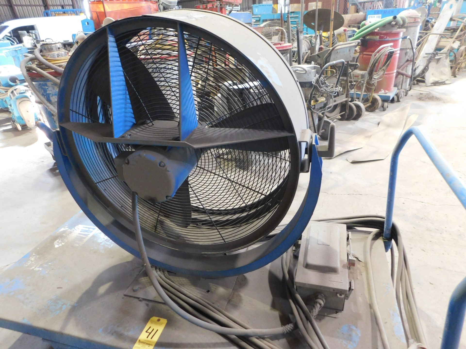 Hartzell Model 22361J4 Fan Mounted on Cart - Image 3 of 5