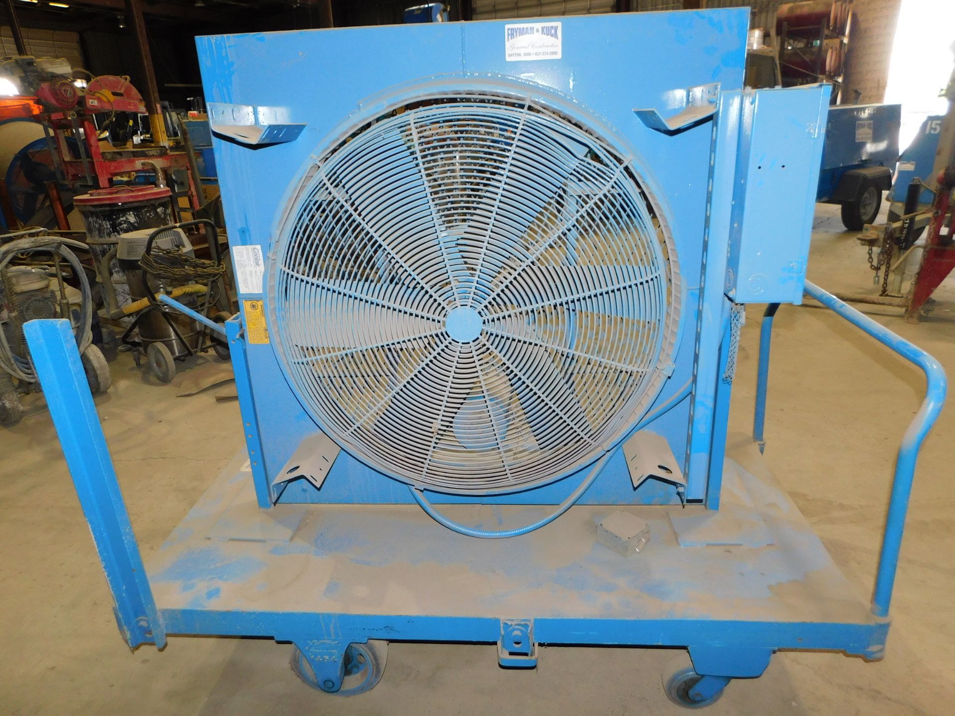 Coolair Model JBH36NE8363 Fan, Mounted on Cart