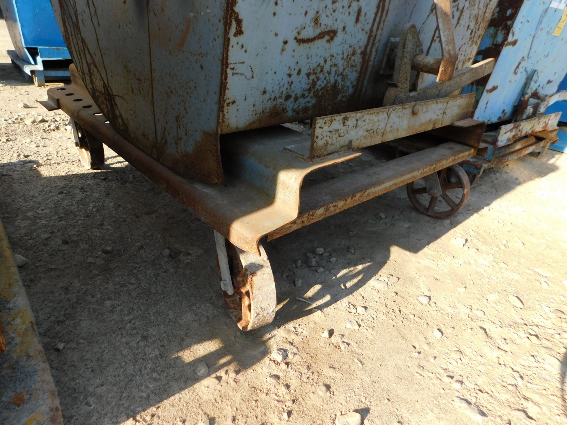 Self Dumping Hopper On Castors, 1 Yd. Capacity - Image 3 of 4