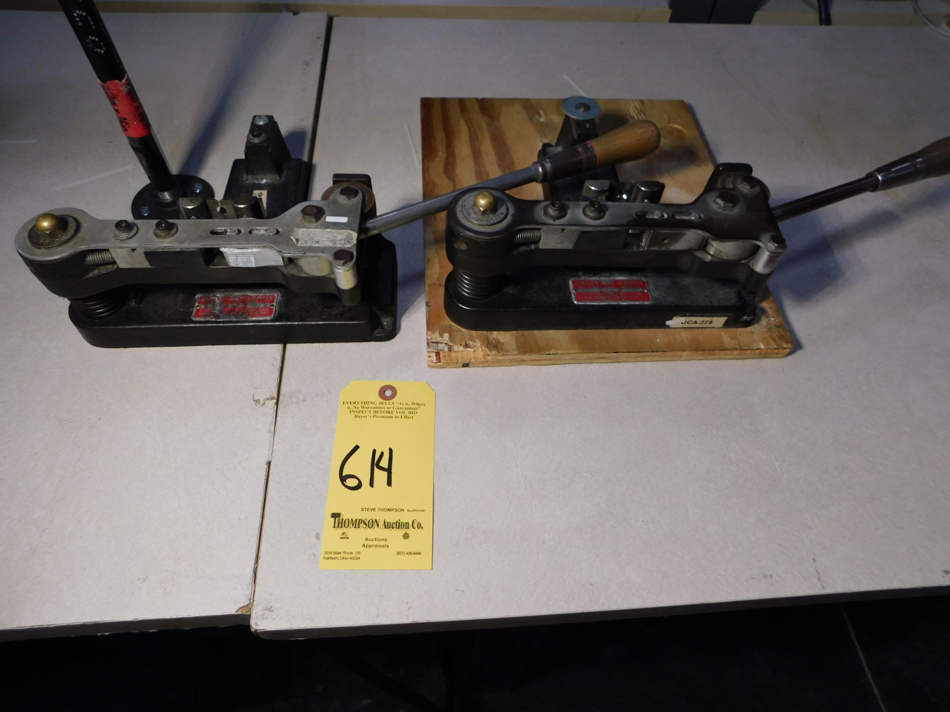 (2) Simplex Wire Strippers, Model S-300