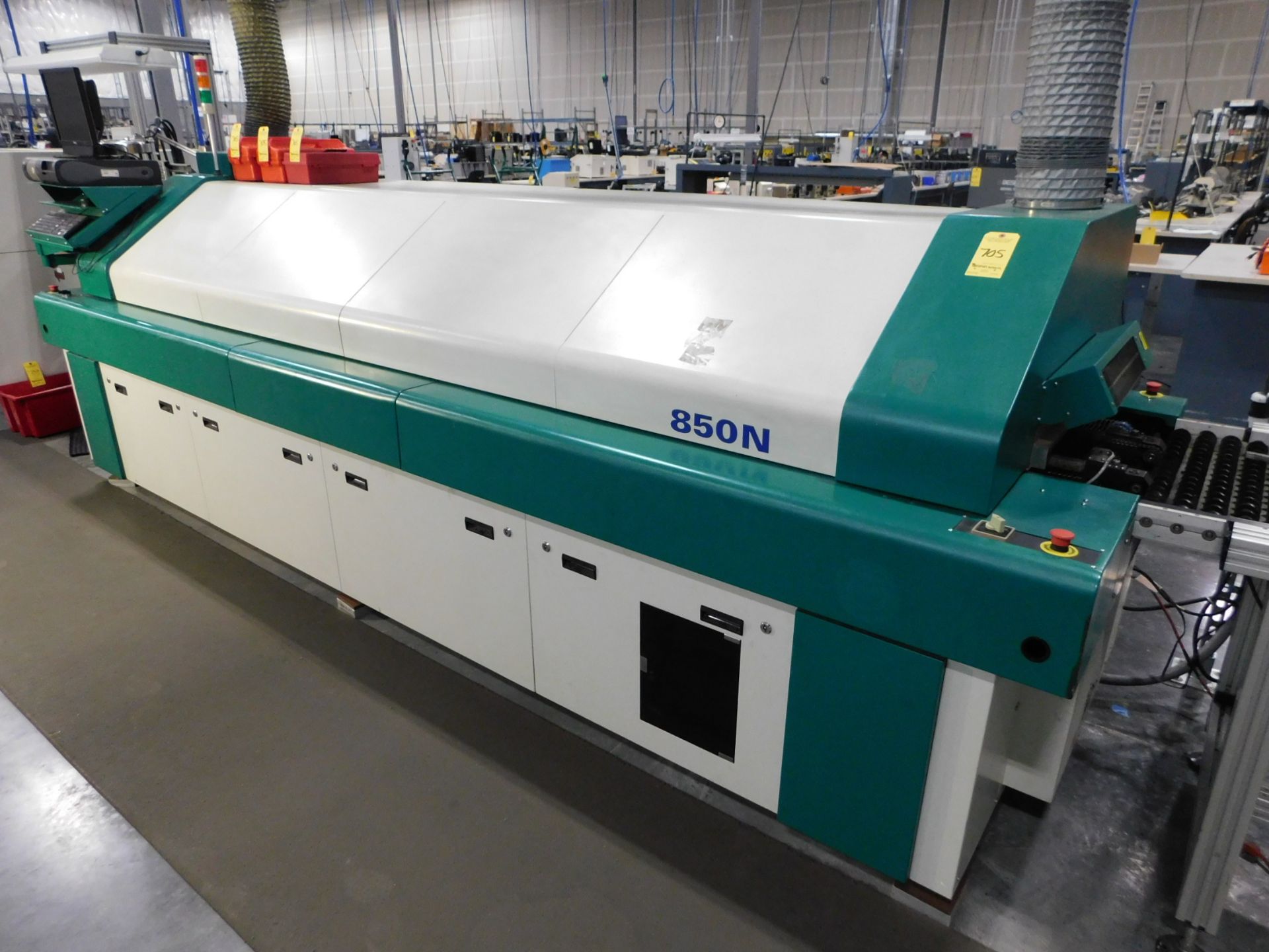 Science Scope (Folungwin) Surface Mount Re Flow Oven, Model NW-850N, s/n 1090, 8 Zones, Designed