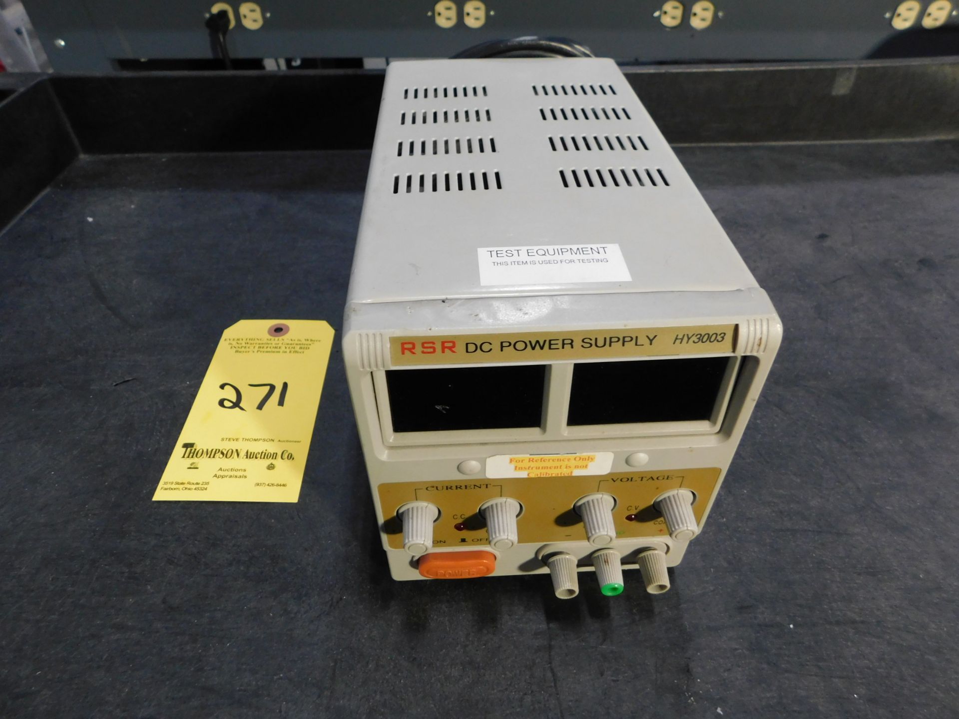 RSR DC Power Supply, Model HY3003