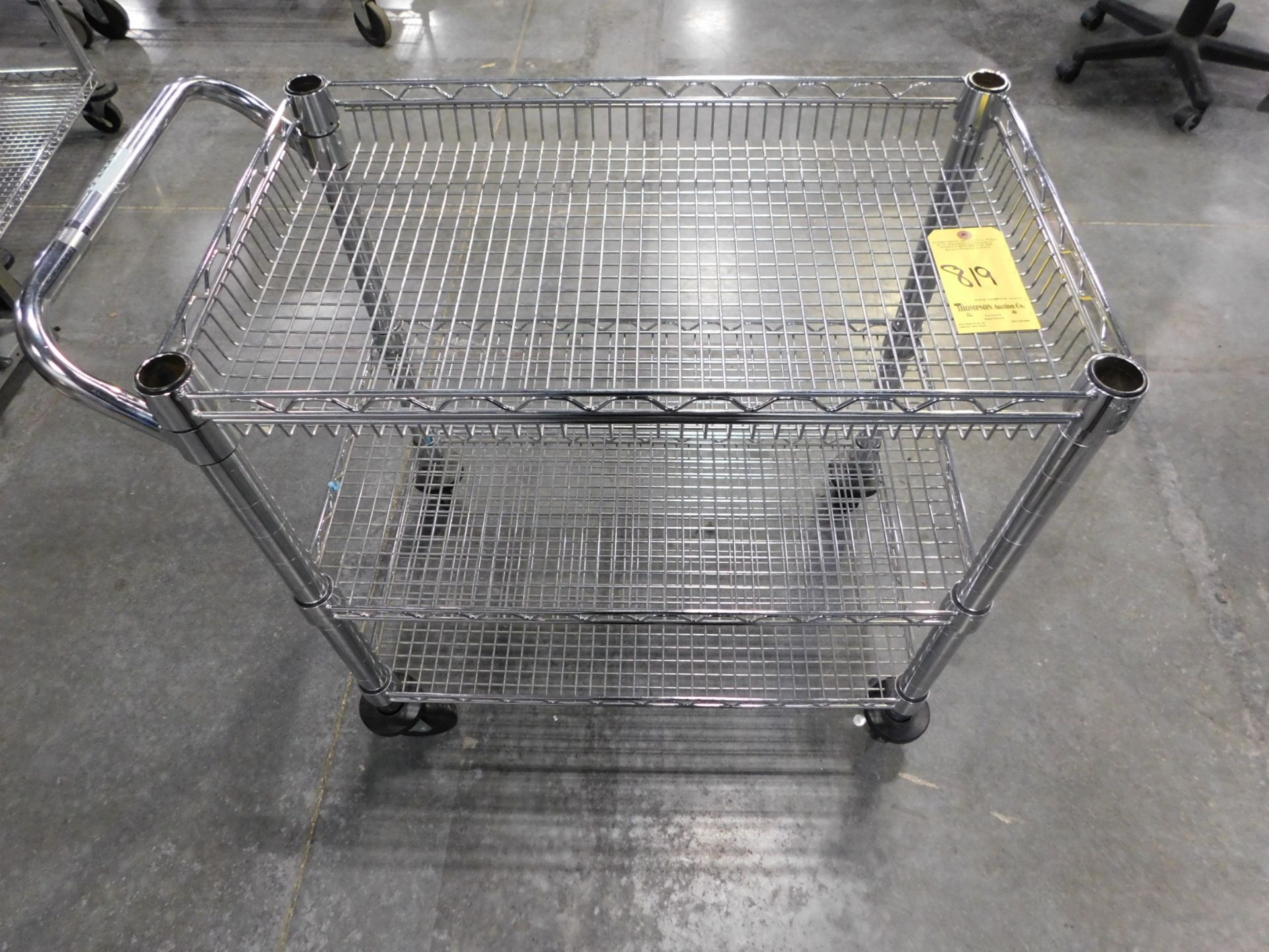 Stainless Shop Cart, 18"W x 30"L x 32"H