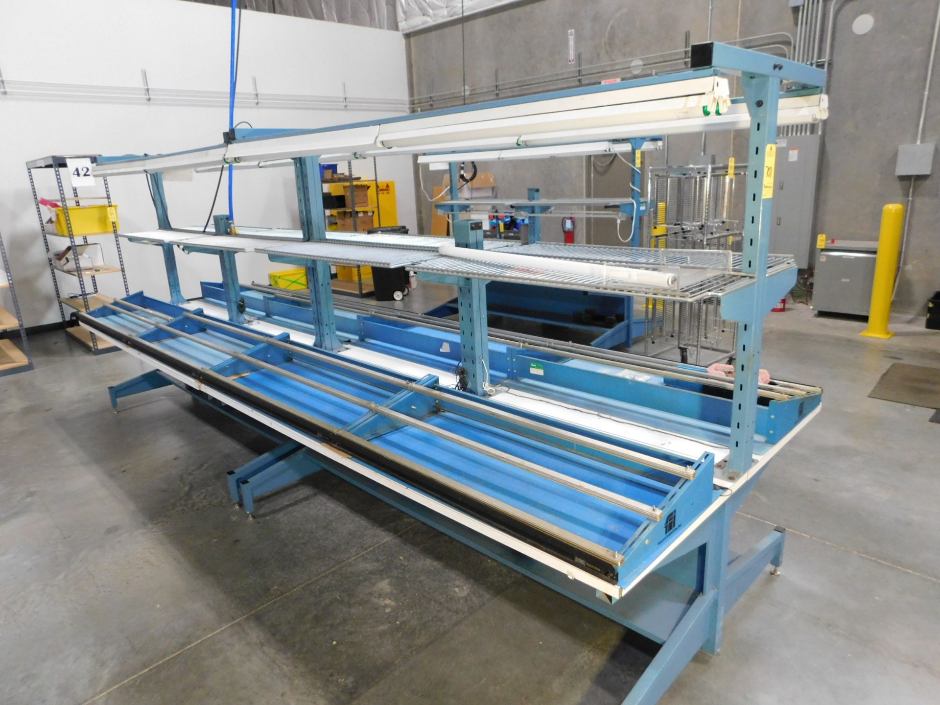 Slide Line Tables, Double Sided, 16' L x 5' W