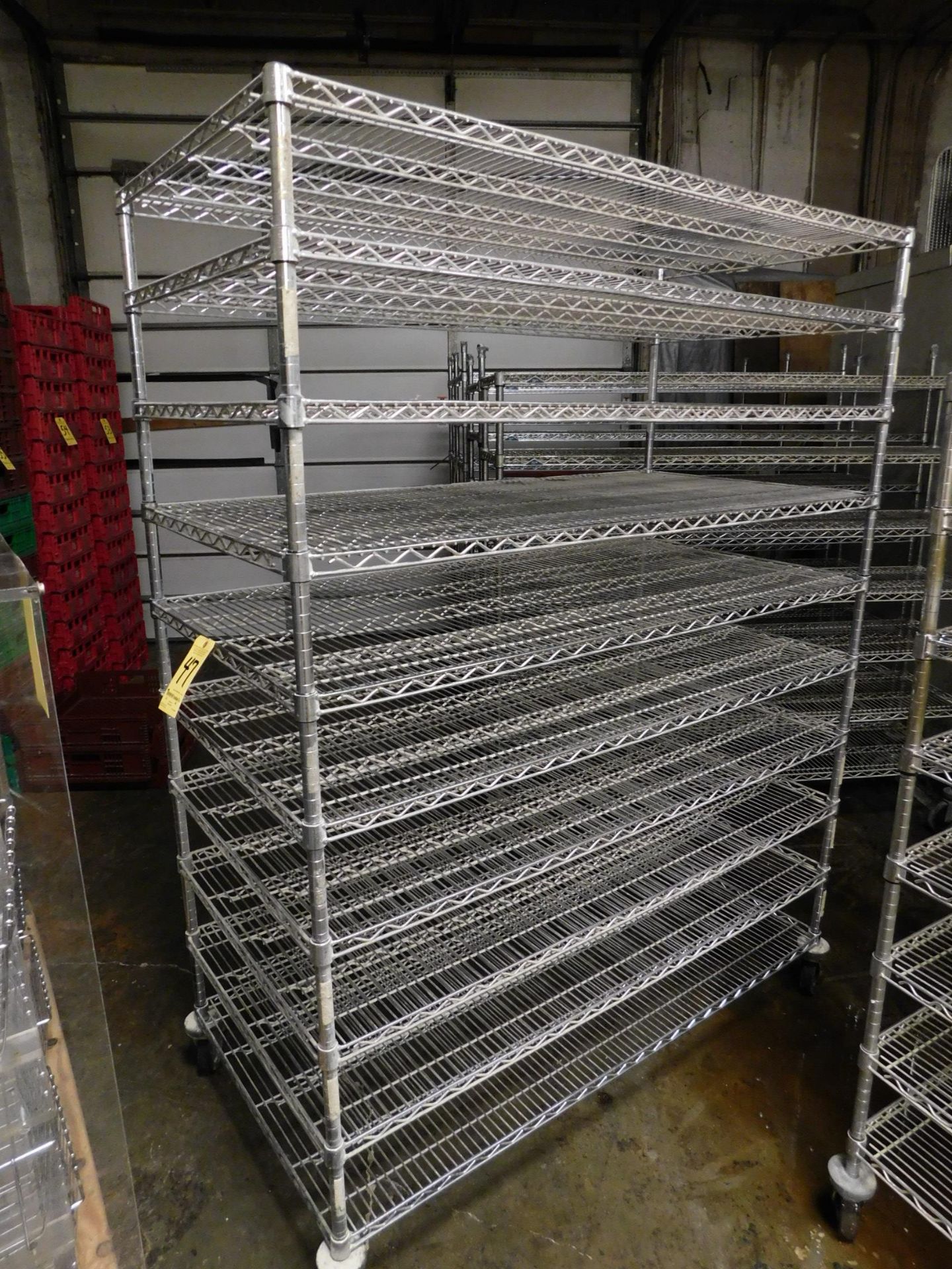 NSF Shelving Unit On Casters,30" x 60" x 80" H