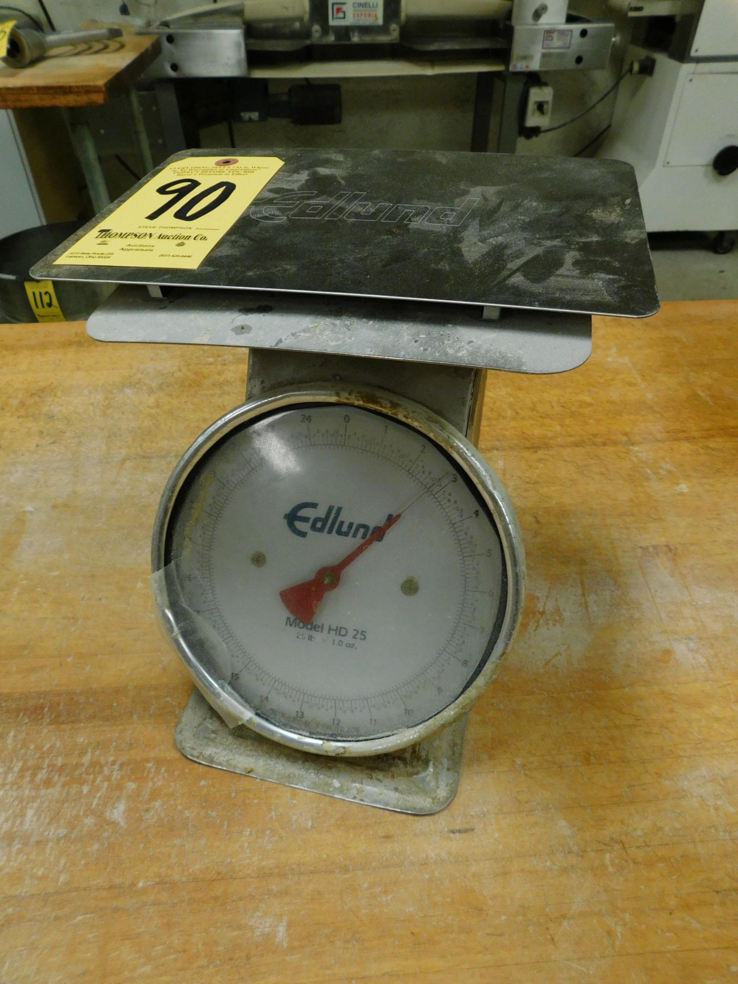 Edlund Scale, 25 lb., Cap