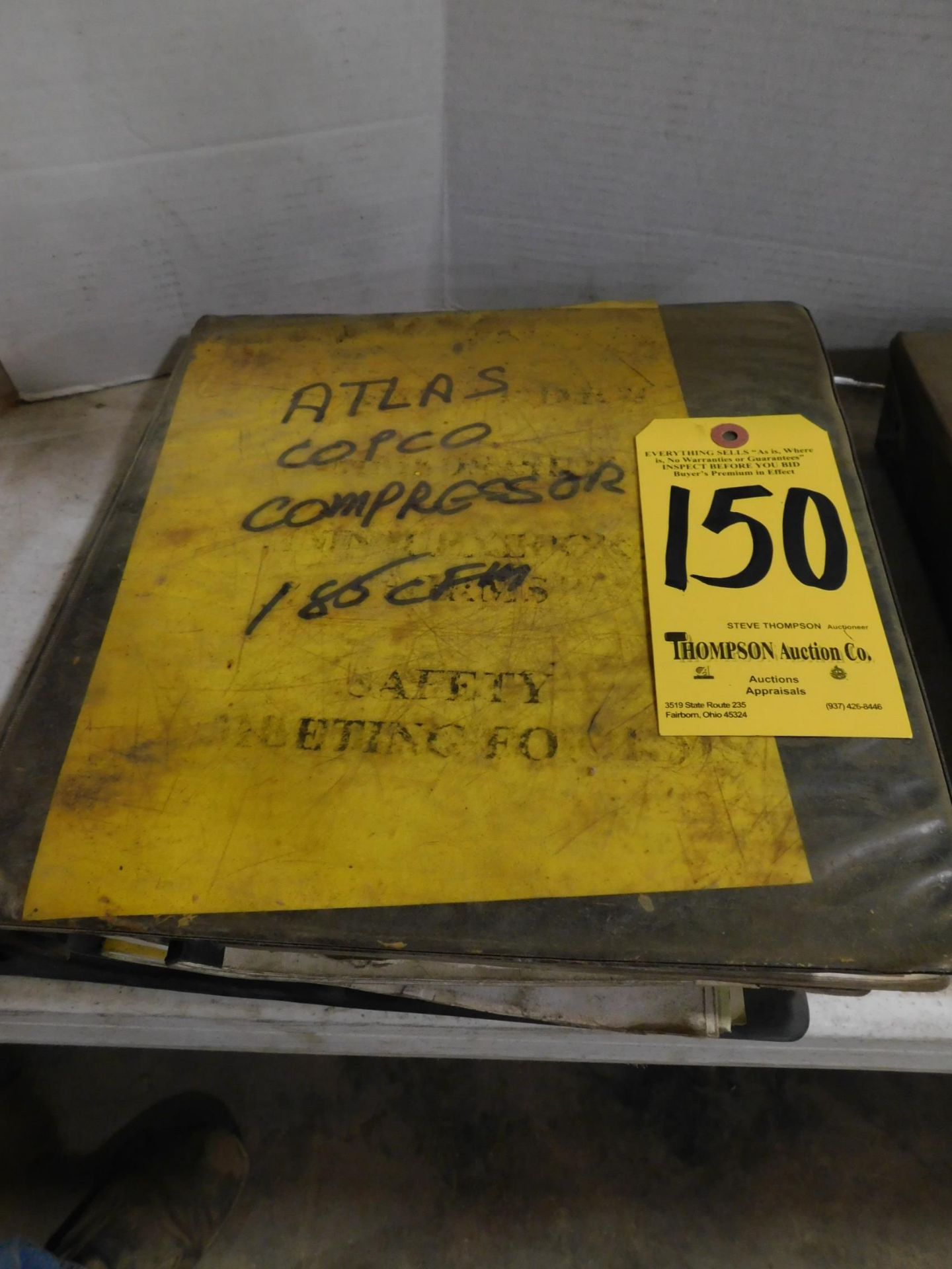 Atlas Copco 185 CFM Compressor Manual
