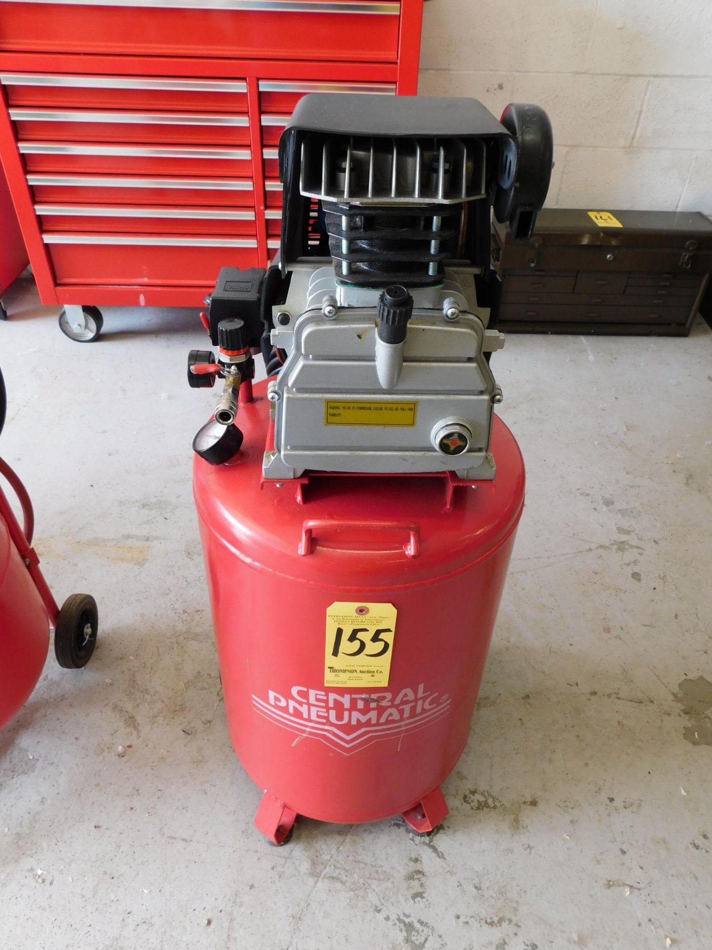 Central Pneumatic Portable Air Compressor, 110/1/60