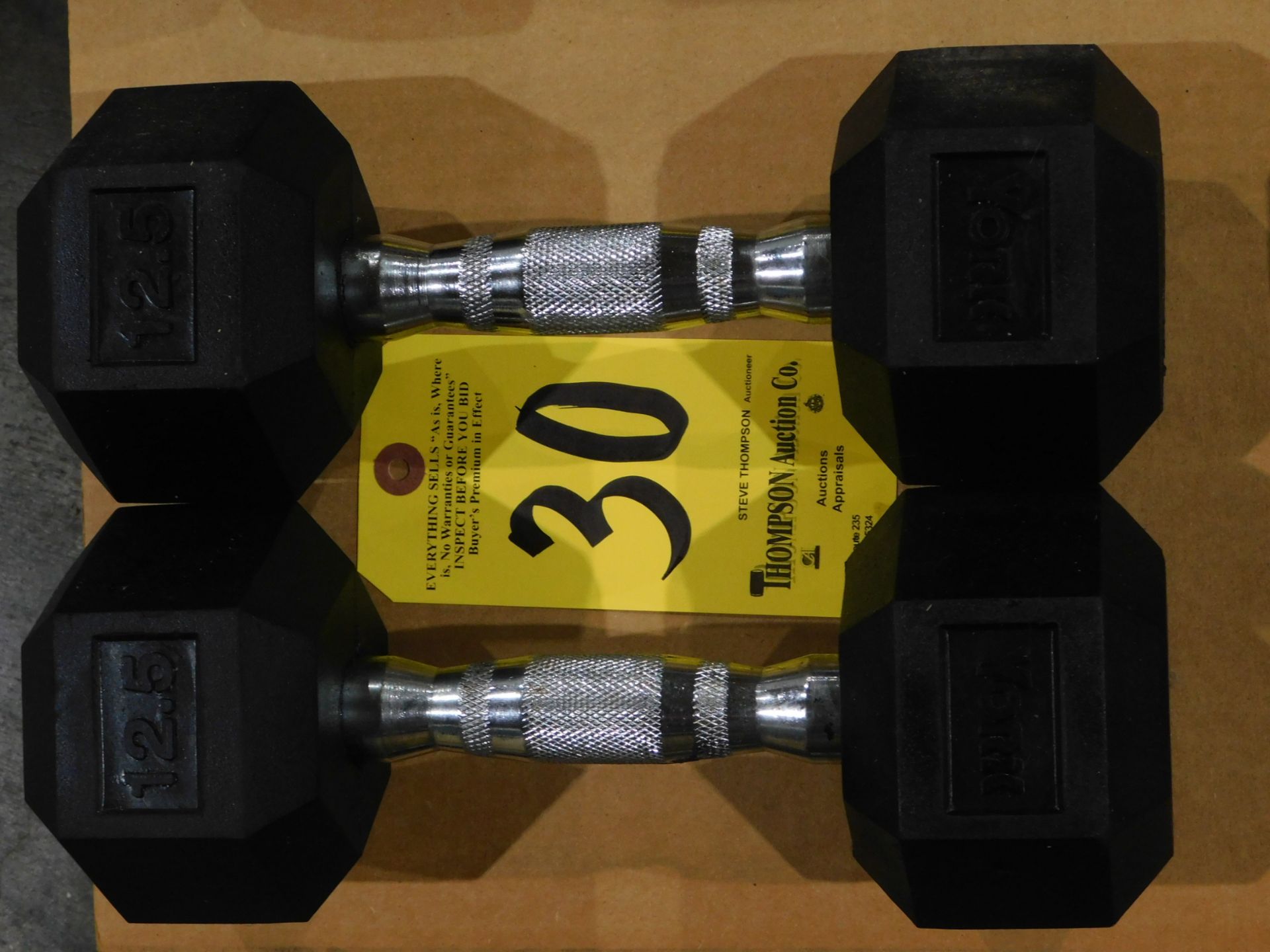 (2) York Dumbbells, 12.5 lb.