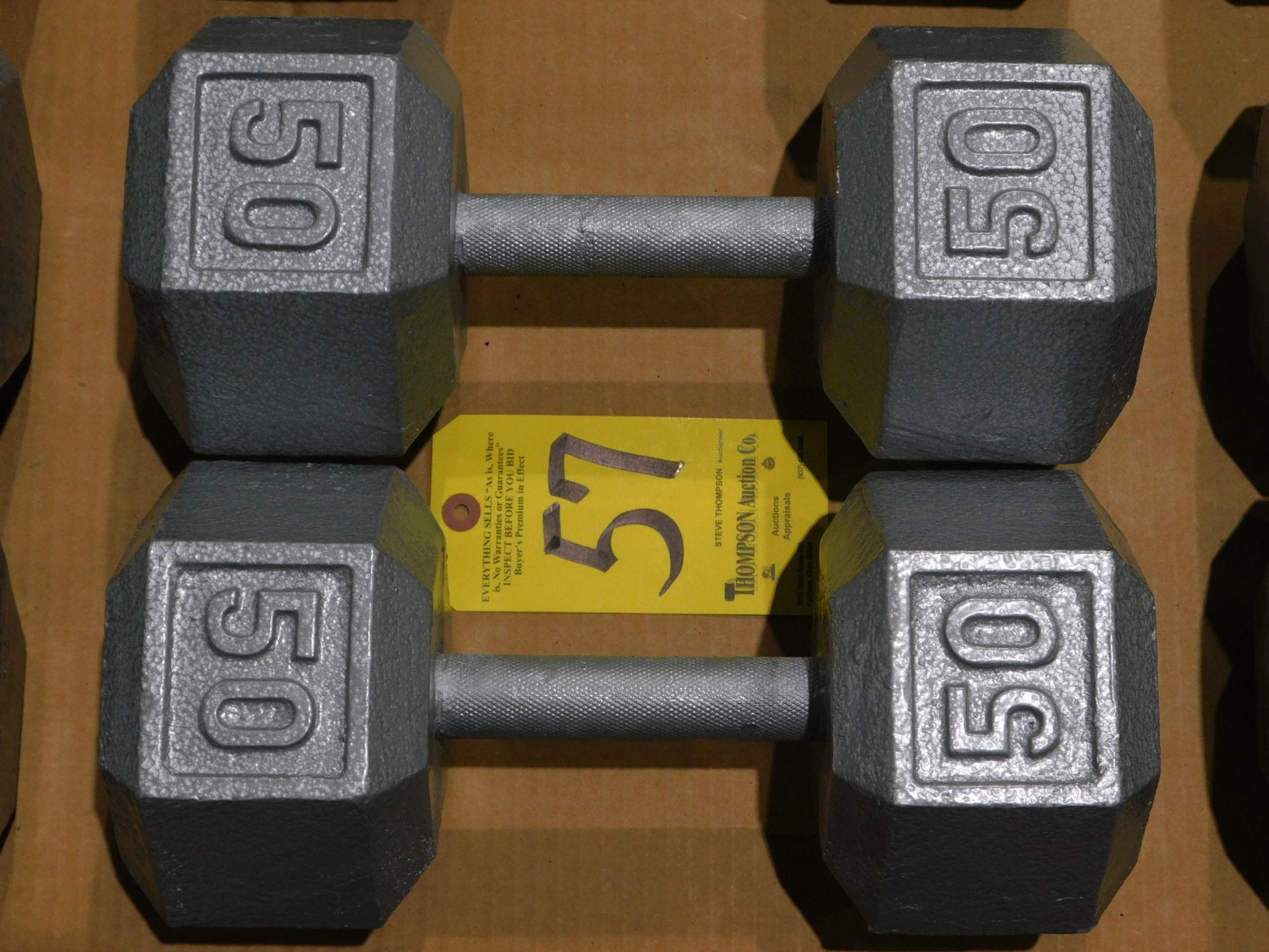 (2) Dumbbells, 50 lb.