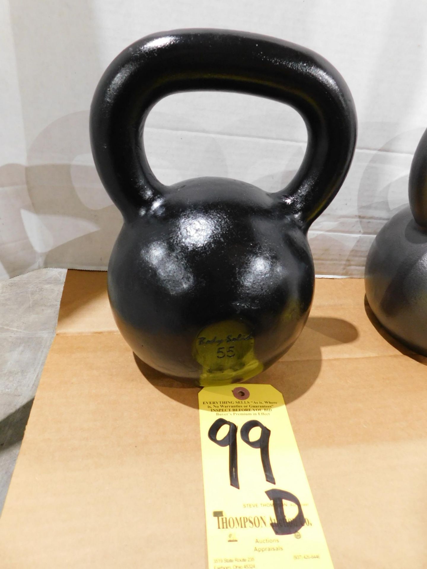 Kettlebell, 55lb.