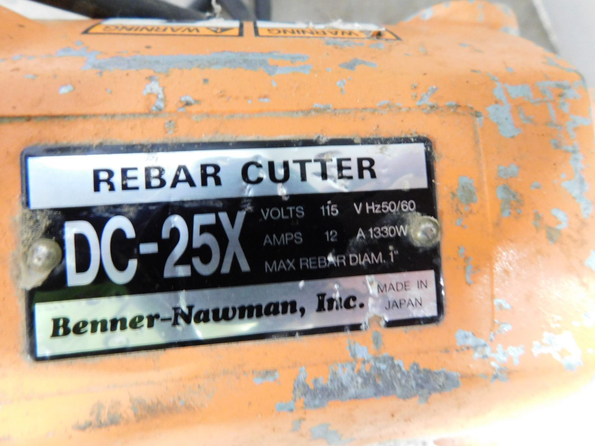 Benner-Newman Model DC-25X Portable Rebar Cutter with Case - Image 3 of 6