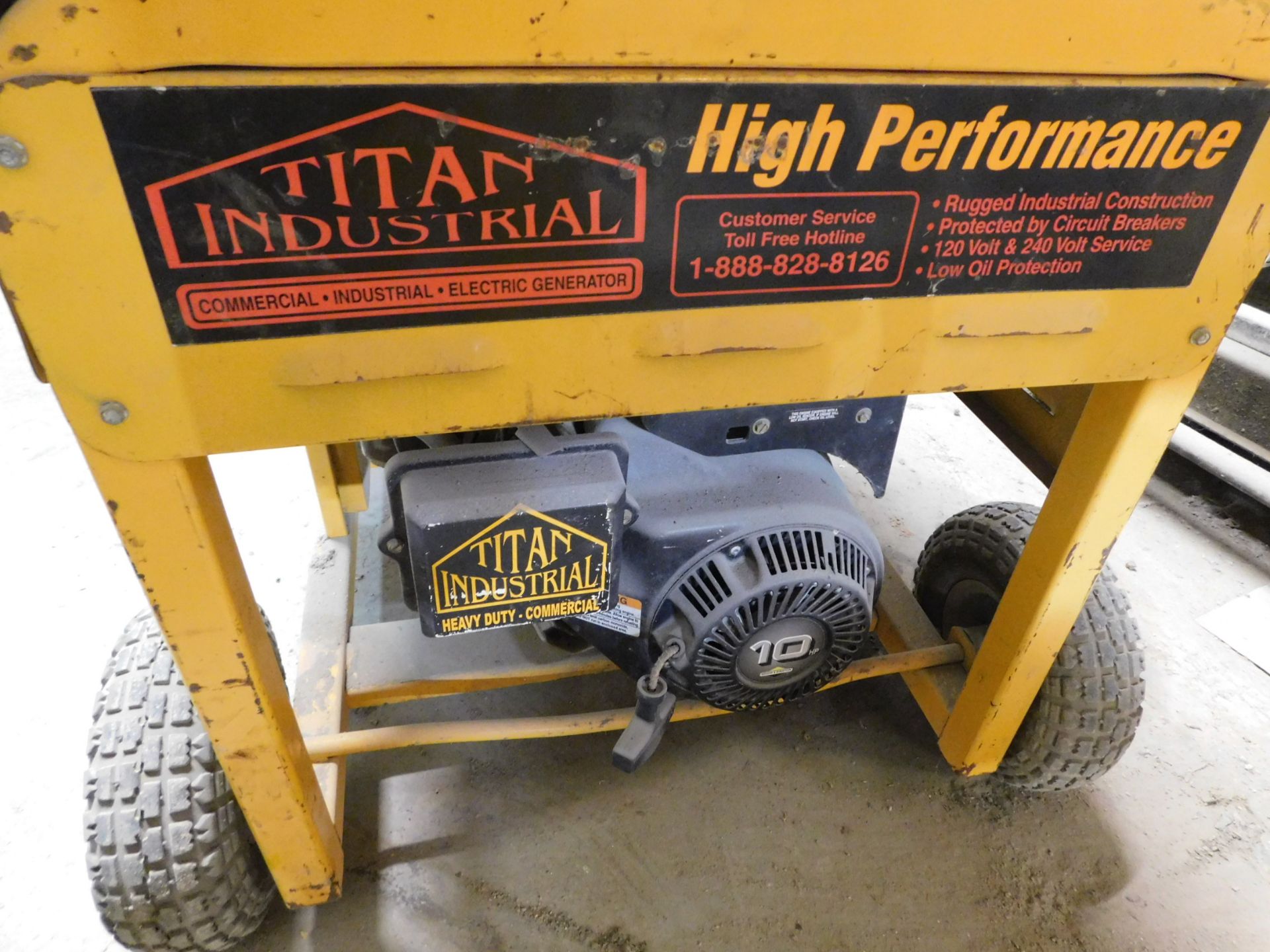 Titan Industrial High Performance 7000 Gas-Powered Generator - Image 4 of 4