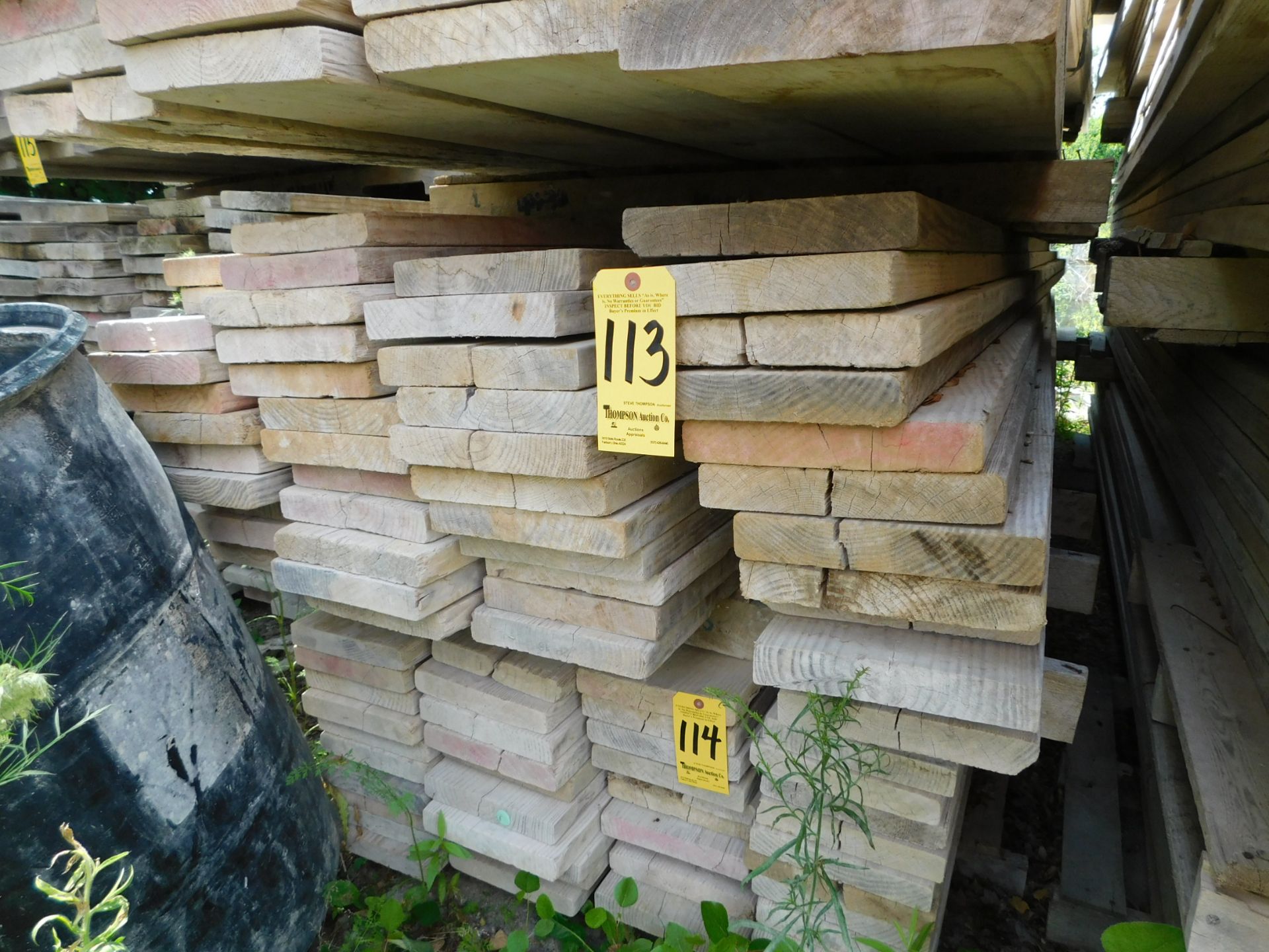 Approximately (40) Scaffolding Planks, 16' L x 9" W