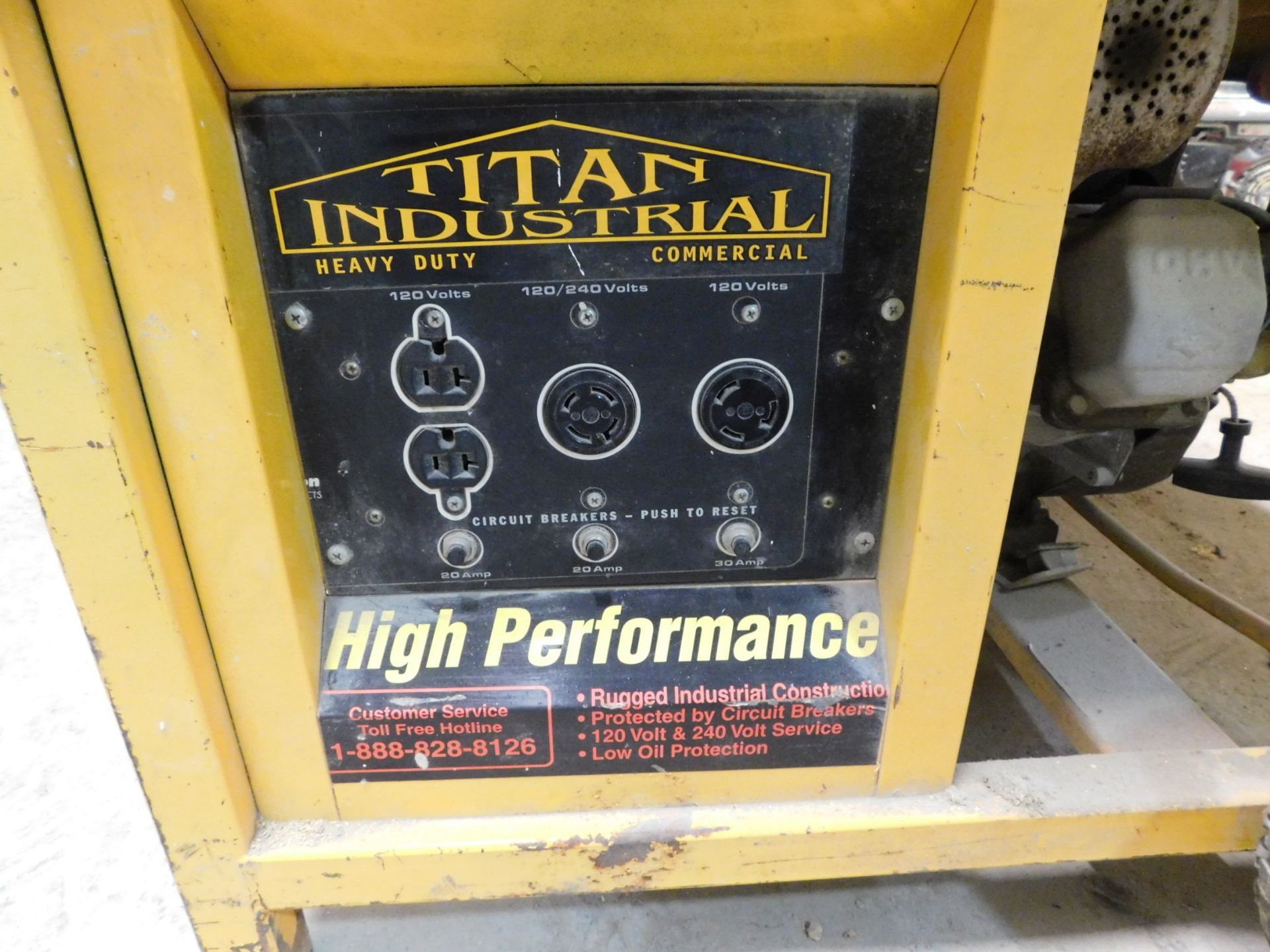 Titan Industrial High Performance 7000 Gas-Powered Generator - Image 2 of 4