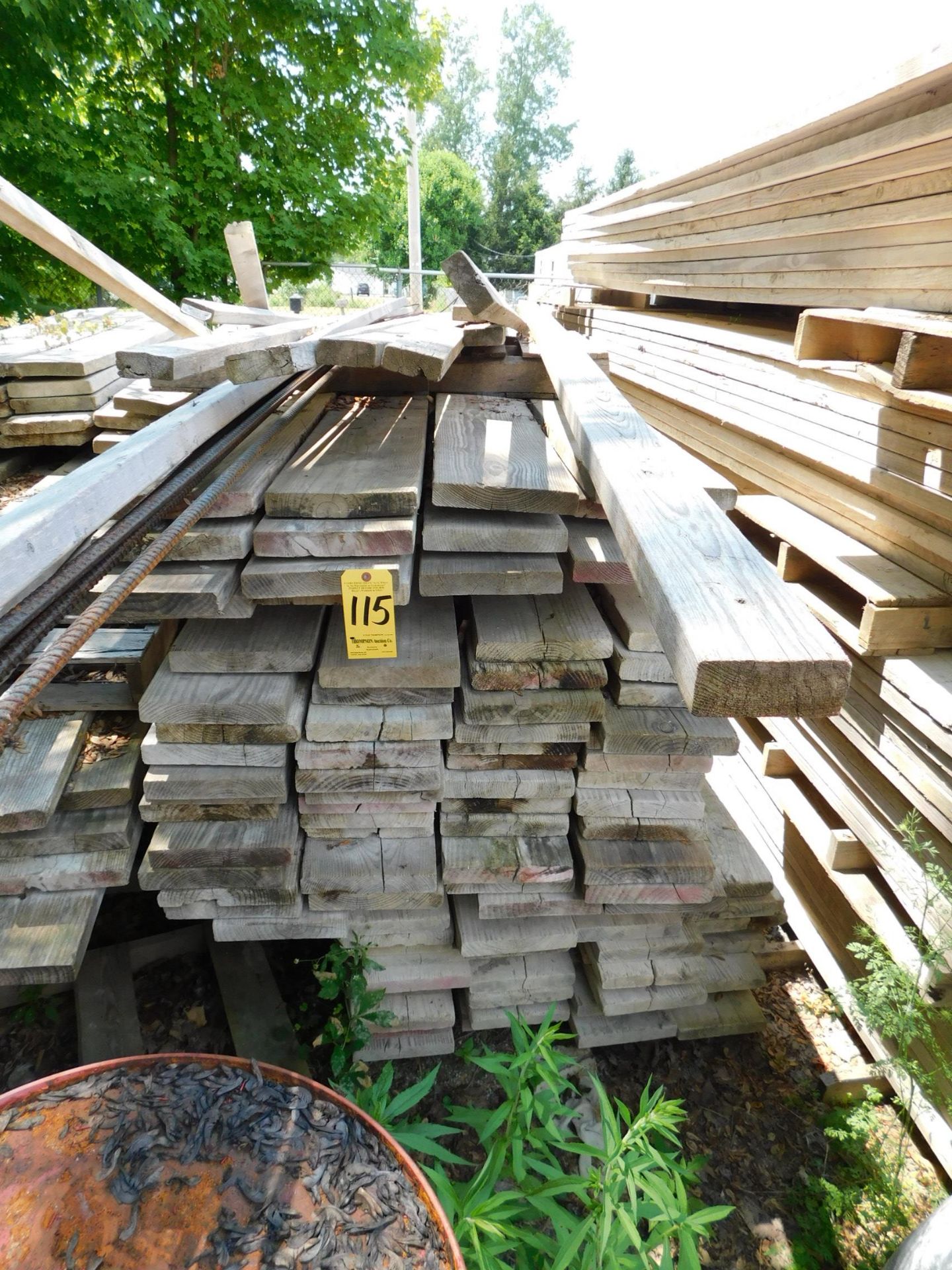 Approximately (100) Scaffolding Planks, 16' L x 9" W