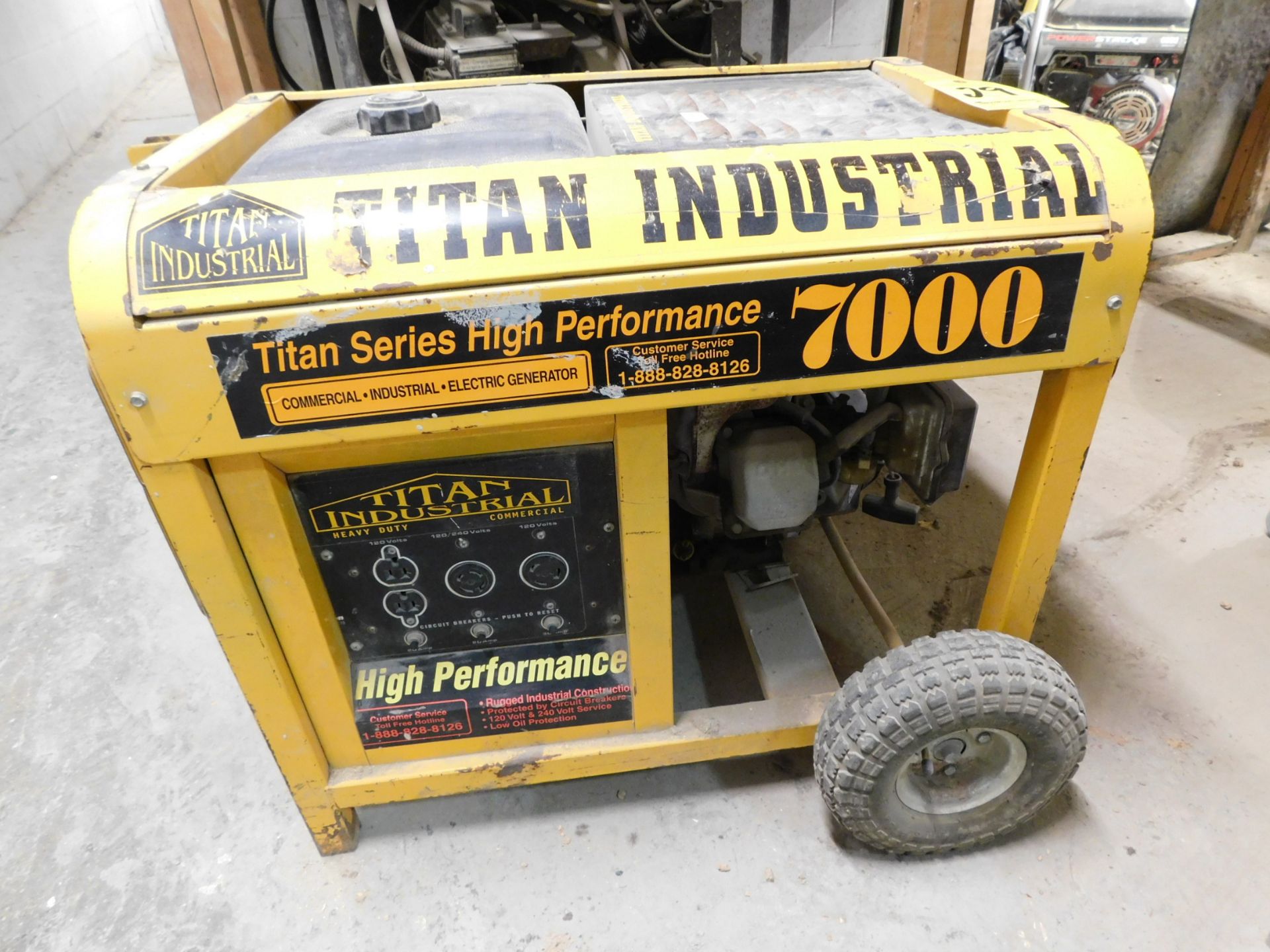 Titan Industrial High Performance 7000 Gas-Powered Generator