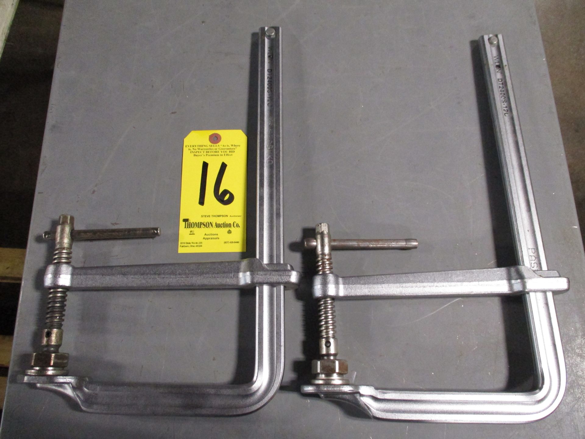 (2) Wilton Model DT2400S-12C Welding Clamps