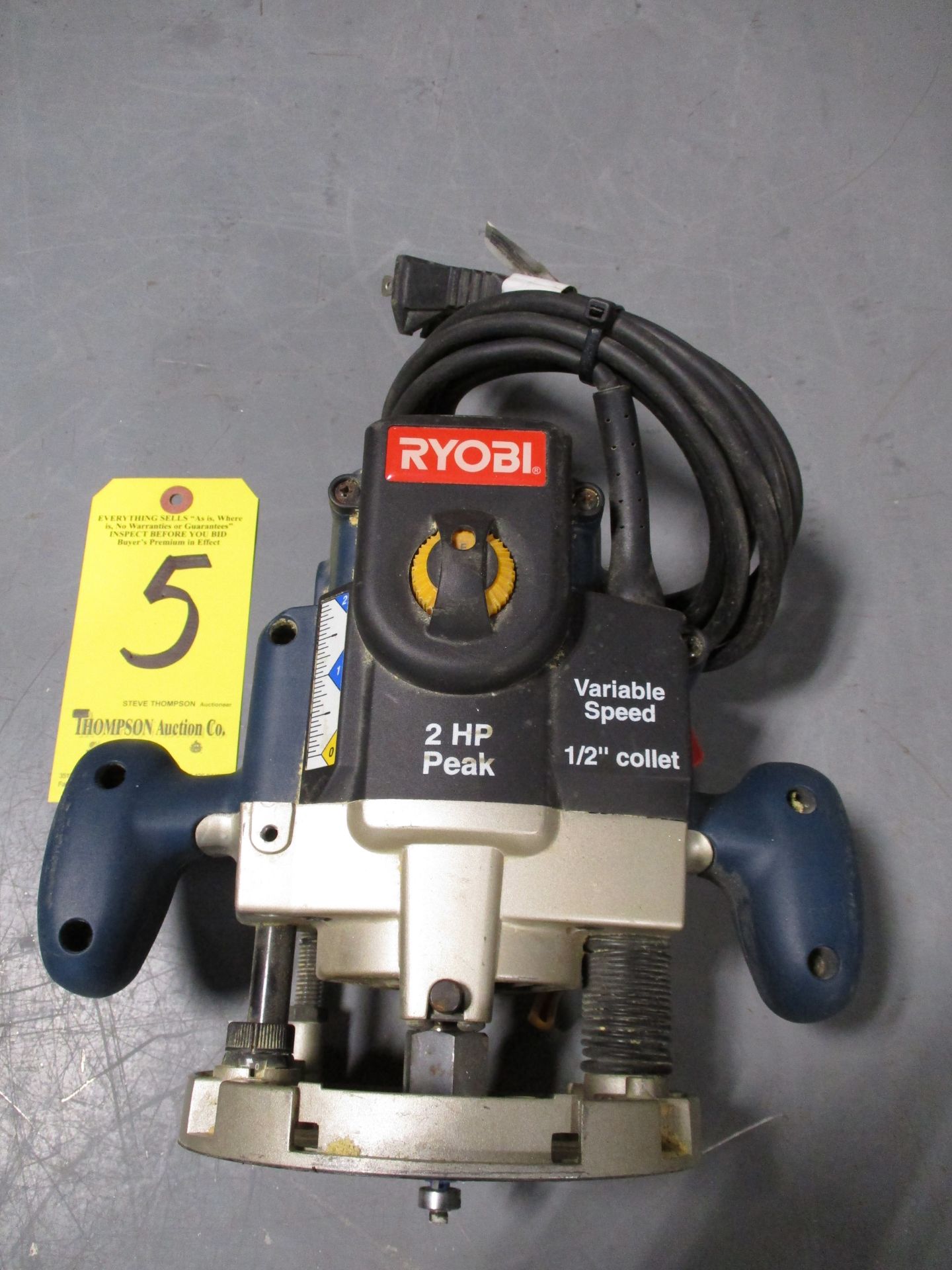 Ryobi 2 HP Variable Speed Router