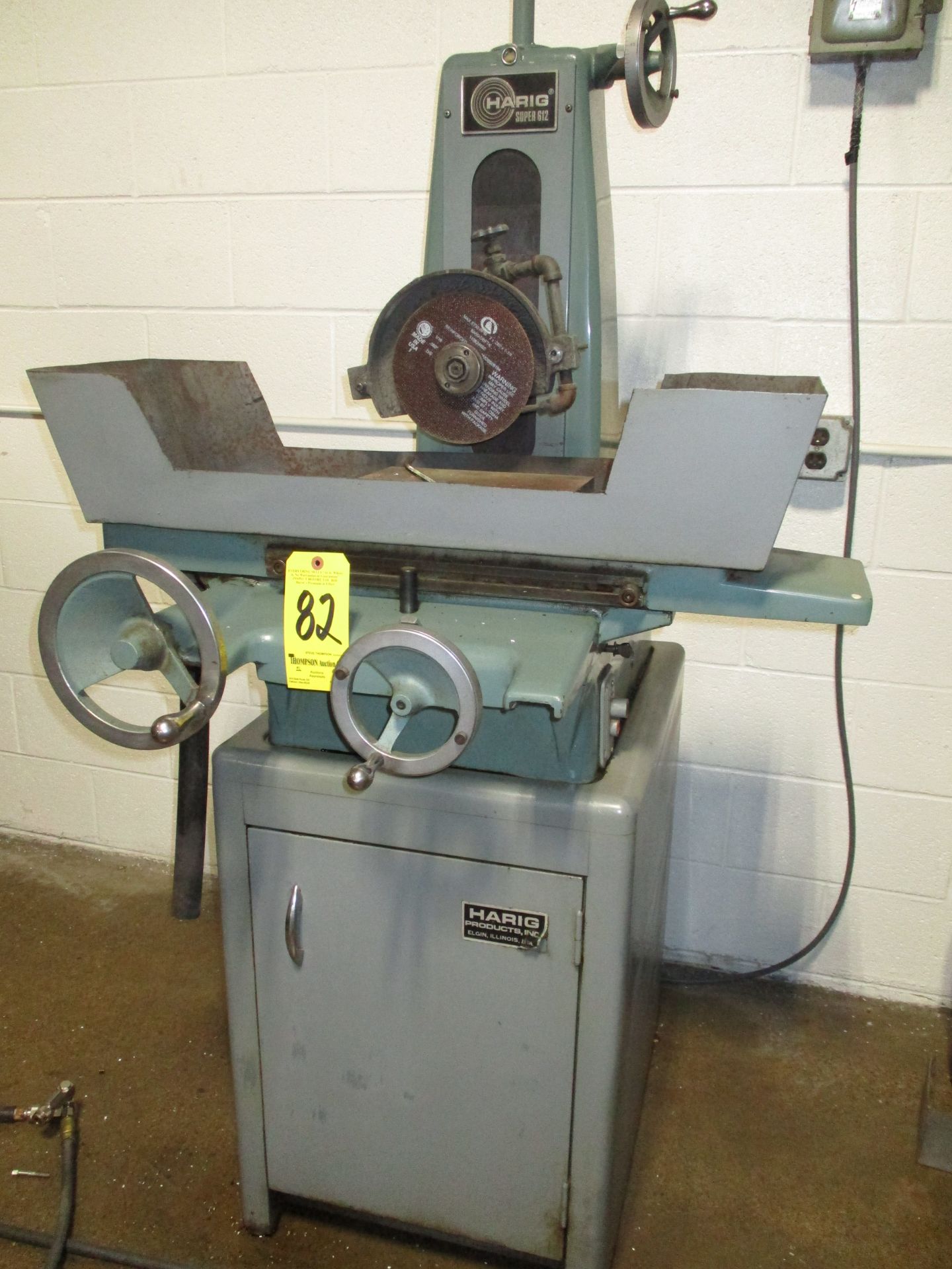 Harig Model Super 612 Hand Feed Surface Grinder, s/n 11004, Loading Fee $50.00