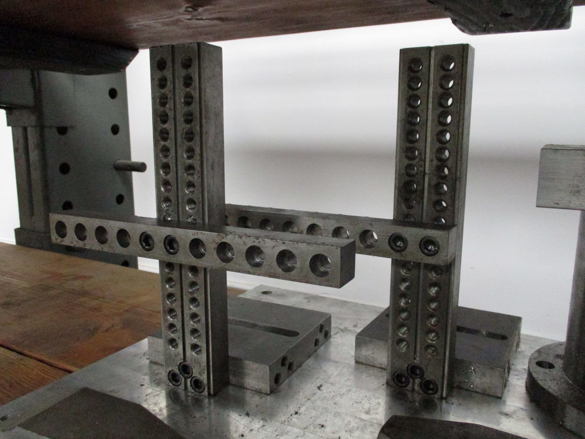 Miscellaneous Machining Fixtures and Aluminum Plate, 20" X 32" X 3/4"