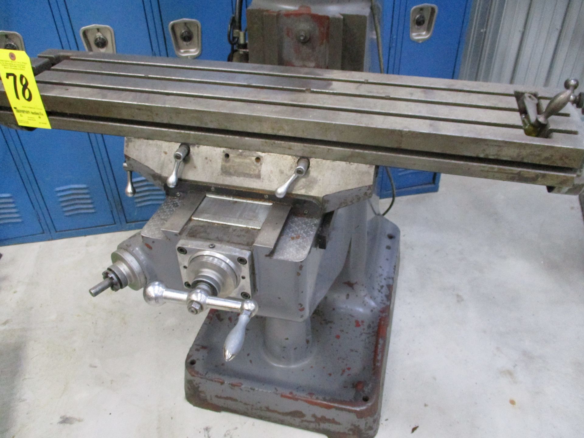 Alliant Vertical Mill, s/n 10917796, 2 HP, 9” X 42” Table, Loading Fee $100.00 - Image 4 of 5