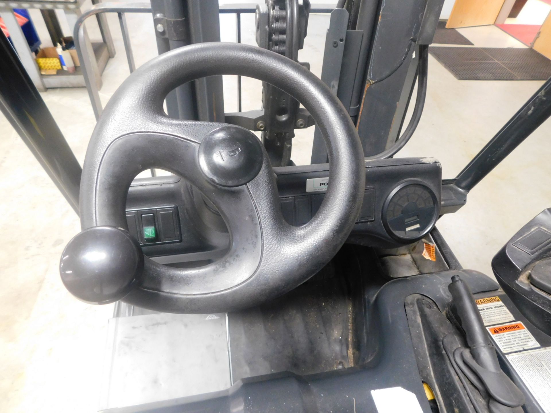 Linde Model E20P-02 Electric Forklift, SN H2X335PO2139, 4,400 lb. cap., 2-Stage Mast, Side Shift, - Image 9 of 14