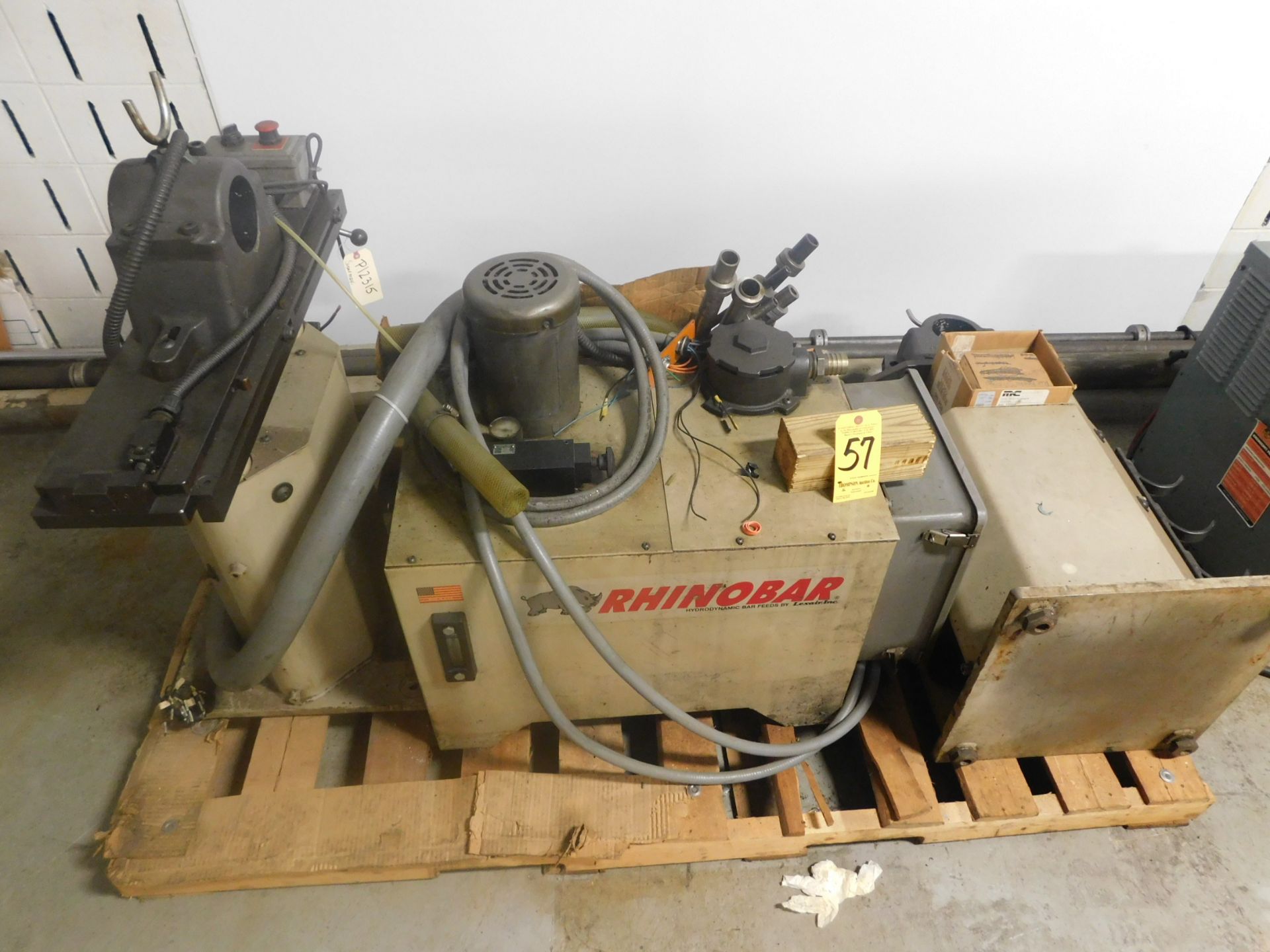 Rhinobar Model RB12-6.5 Hydraulic Barfeed, SN 61221