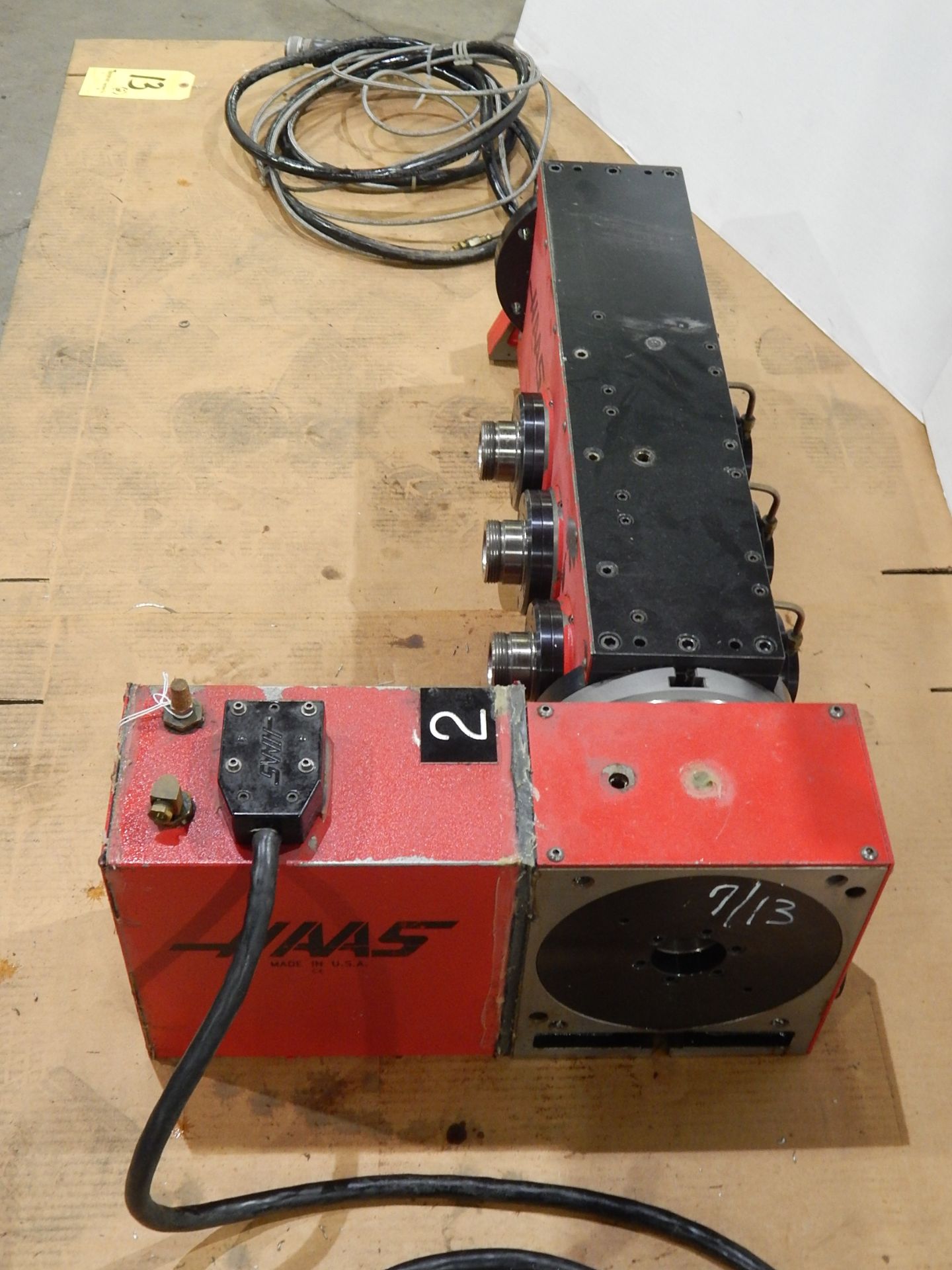 Haas TSC-3 CNC Indexer, s/n 900221A, 4 and 5 Axis, Haas 4th Axis Tilt Rotary Table and (3) Haas 5C - Image 4 of 5