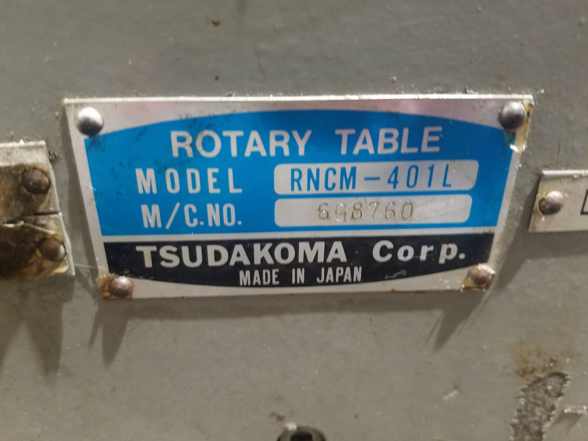 Troyke CNC Rotary Table, Model RNCM-401L, s/n 608760, 15.74", Horizontal/Vertical - Image 7 of 7