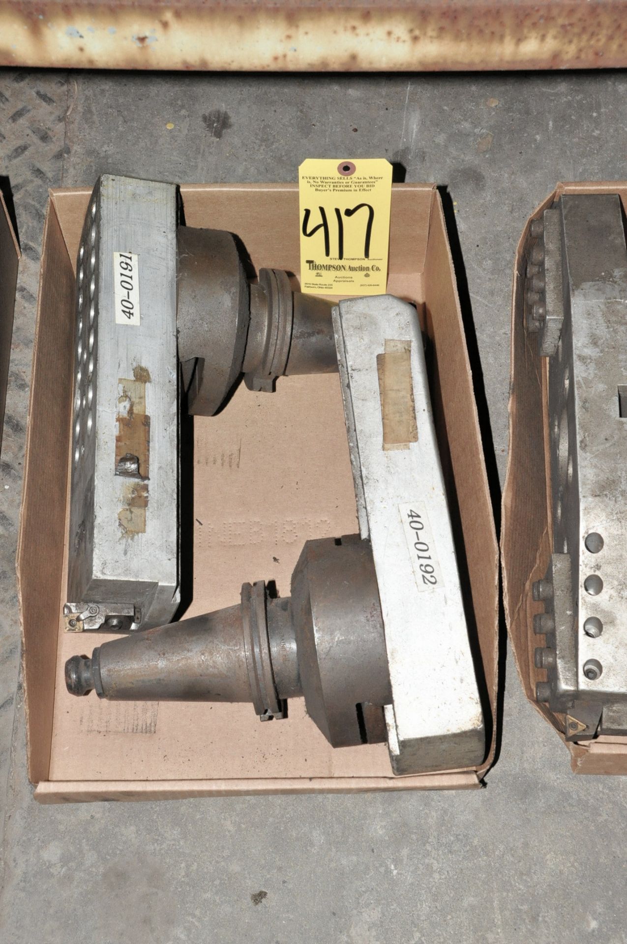 Lot-(2) CAT50 Taper Tool Holders with Boring Bodies in (1) Box,