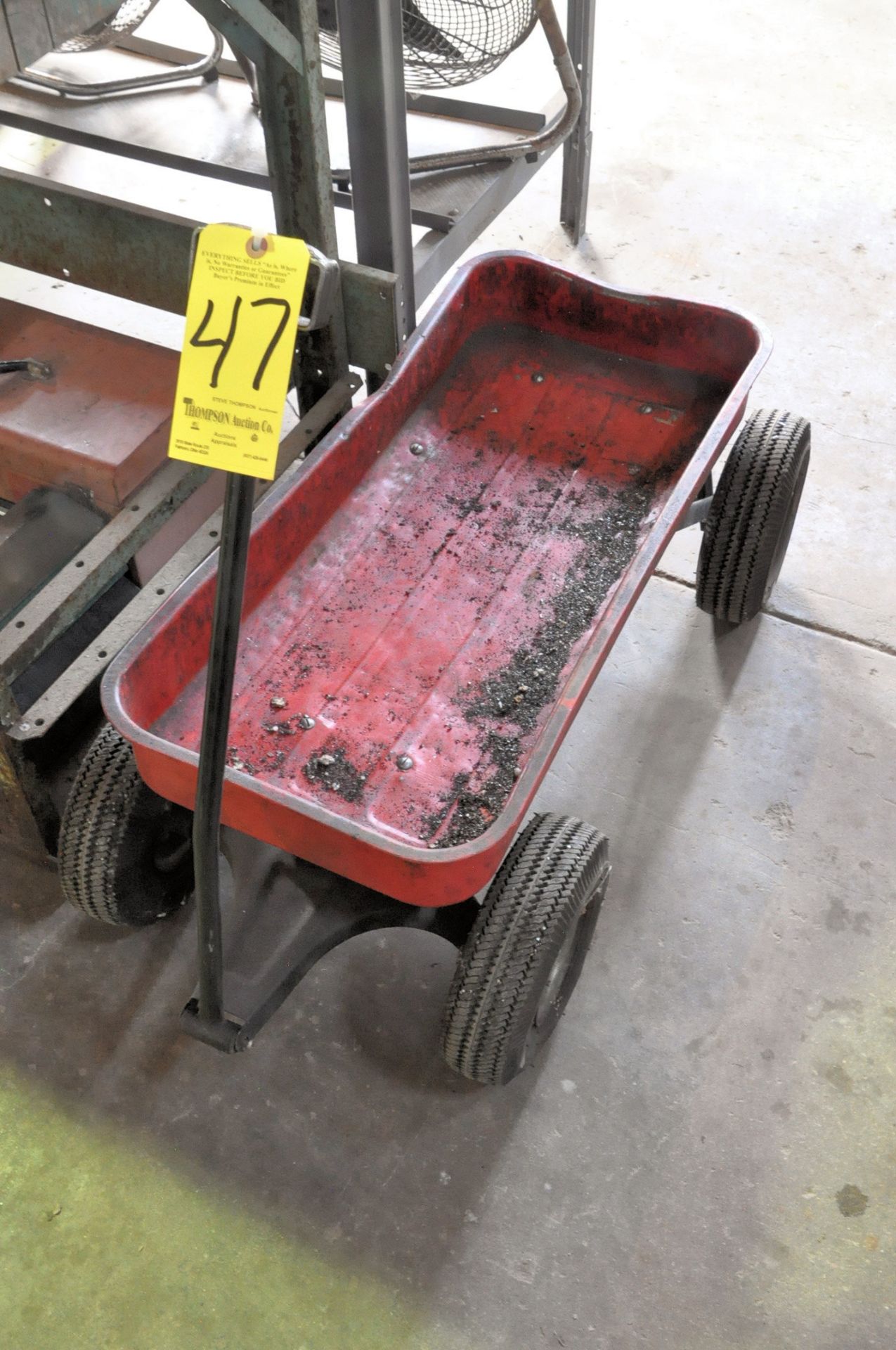 Lot-Asst'd Hand Tools in (12) Boxes and Pool Balls on (1) Bench Top with Wagon - Image 4 of 4