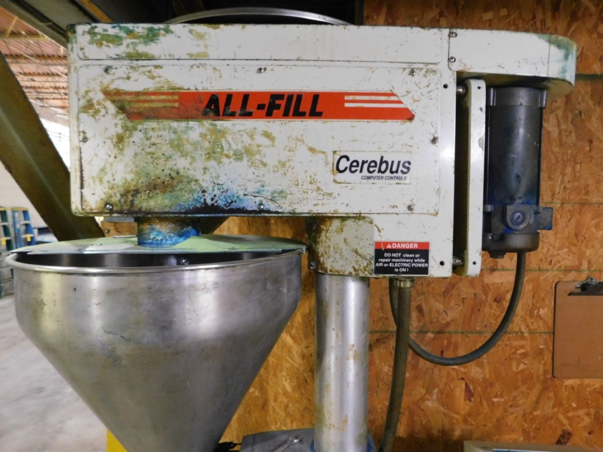 All-Fill Model B400 Filler, s/n 23011, with Cerebus III Computer Control, Loading Fee $50.00 - Image 3 of 6