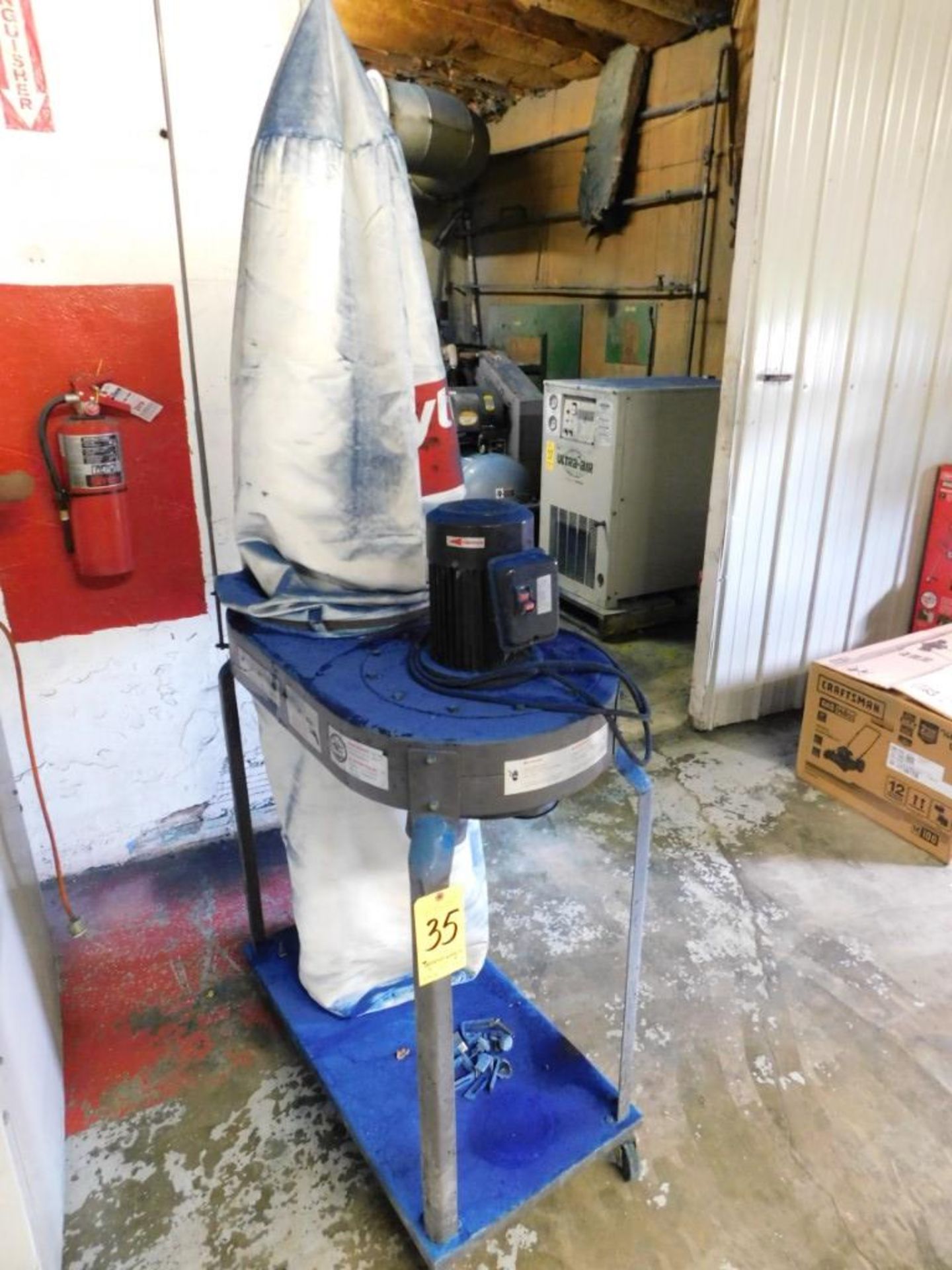 Dayton Portable Dust Collector, 110/1/60 AC