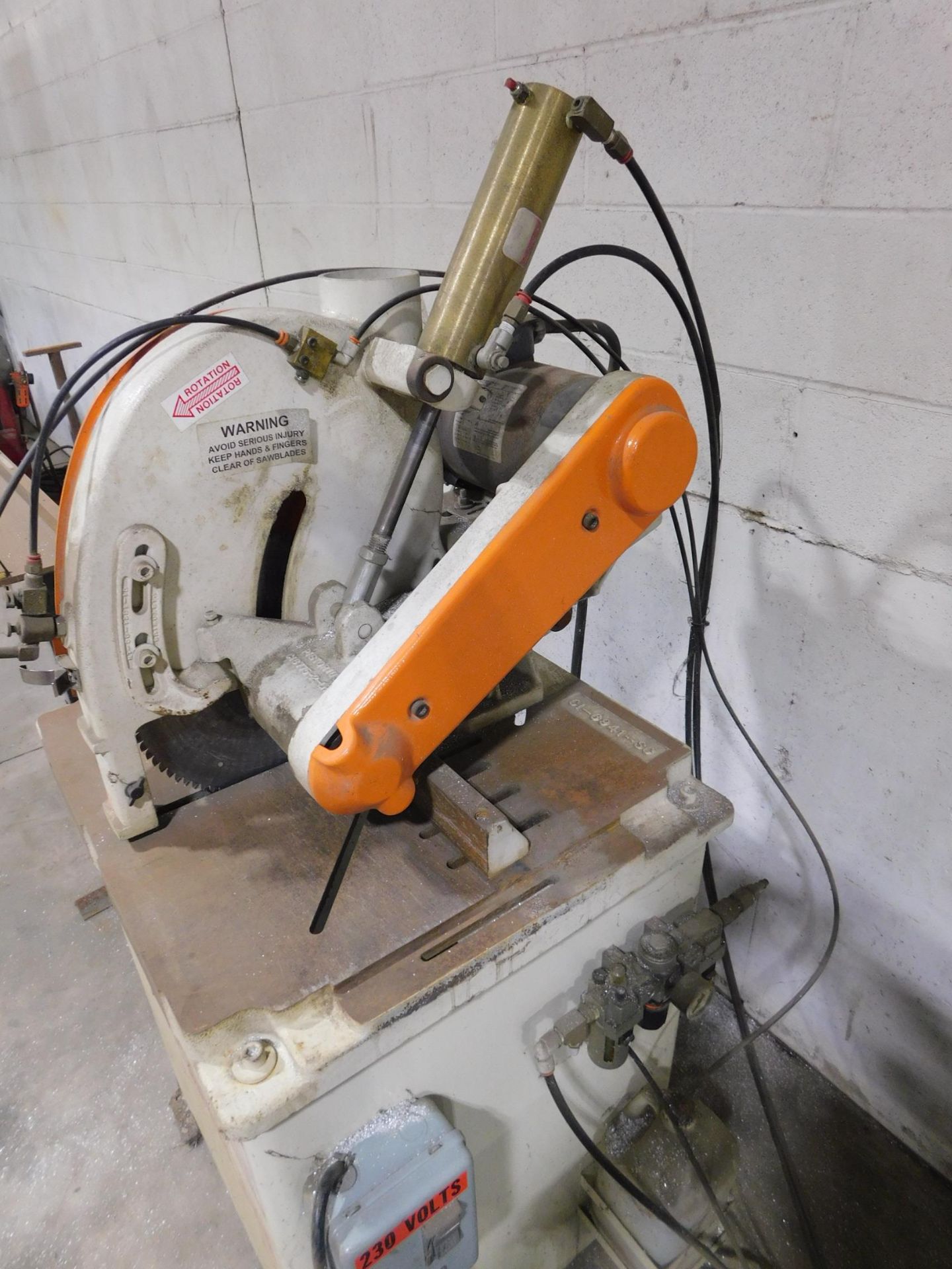 Pistorious Model SC12P Non-Ferrous Cut-Off Saw, SN 251798, 12" Blade, Pneumatic Head Feed, 3 HP, 3 - Image 5 of 8