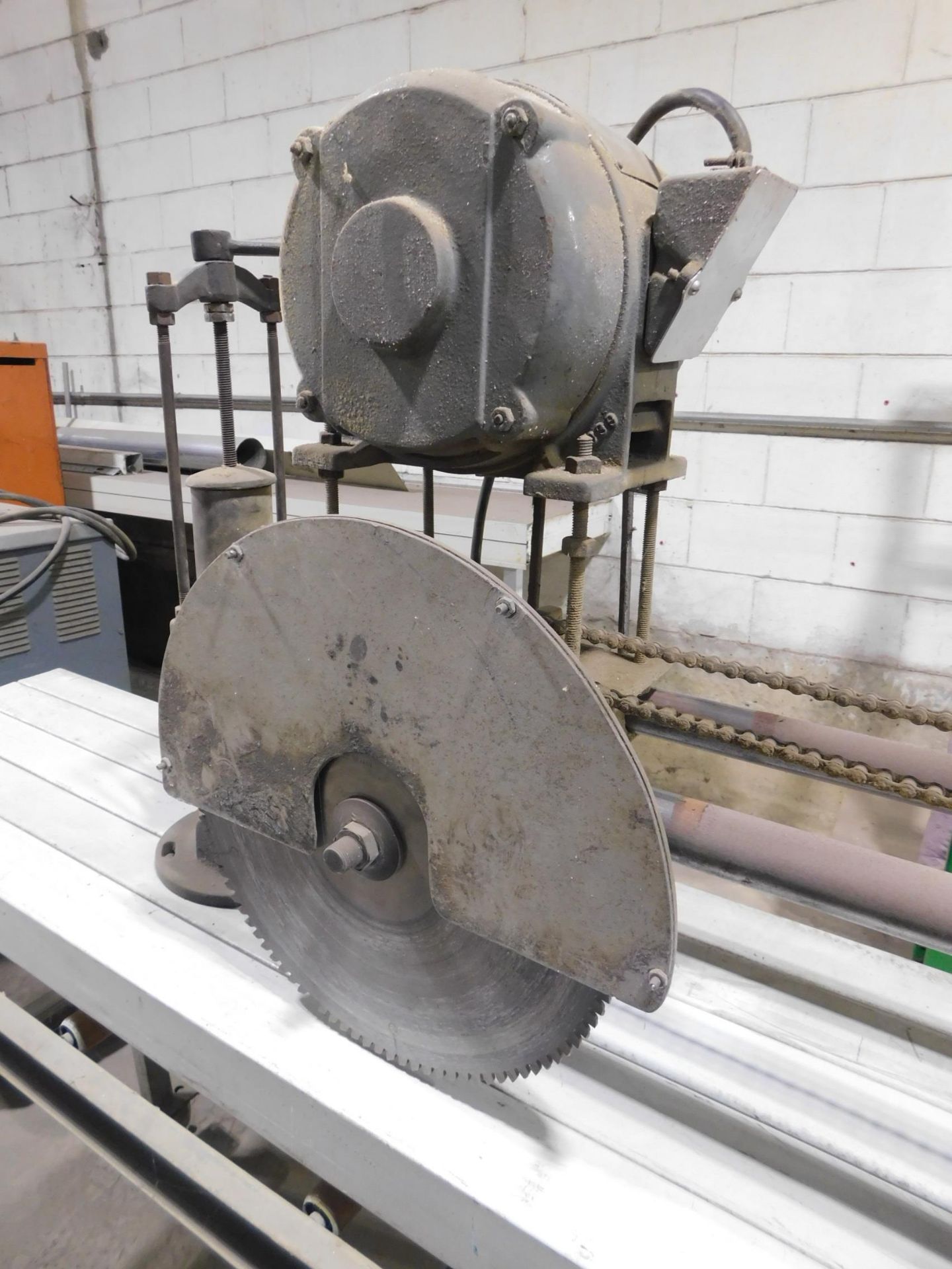 Hand-Feed Panel Saw, 14" Diameter Blade, 54" Head Travel 7" Vertical Adjustment, 1 1/2HP, 3 phs. - Image 2 of 7