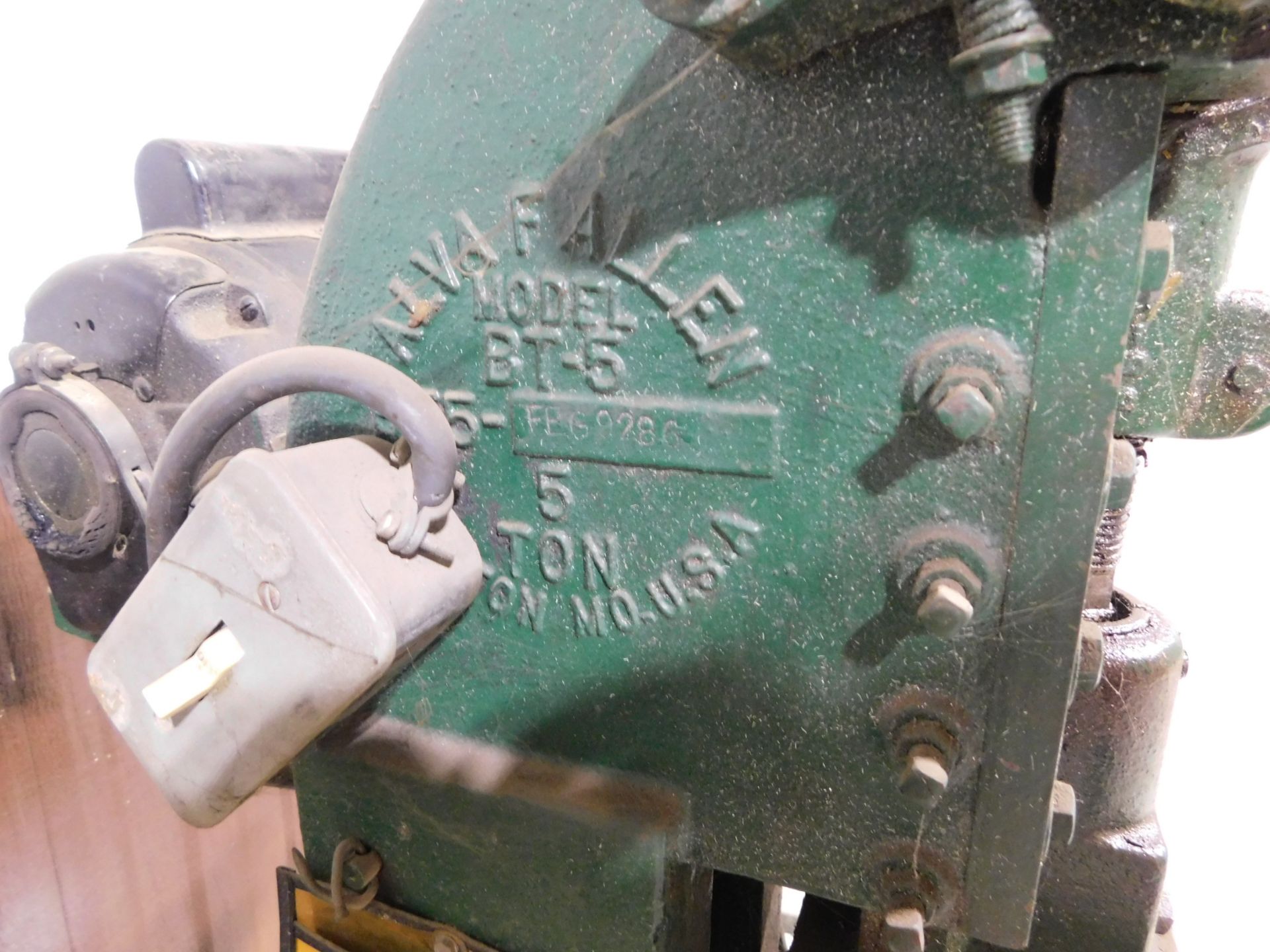 Alva Allen Model BT-5 Punch Press, SN FEG9286, 5 Ton Cap. - Image 4 of 7