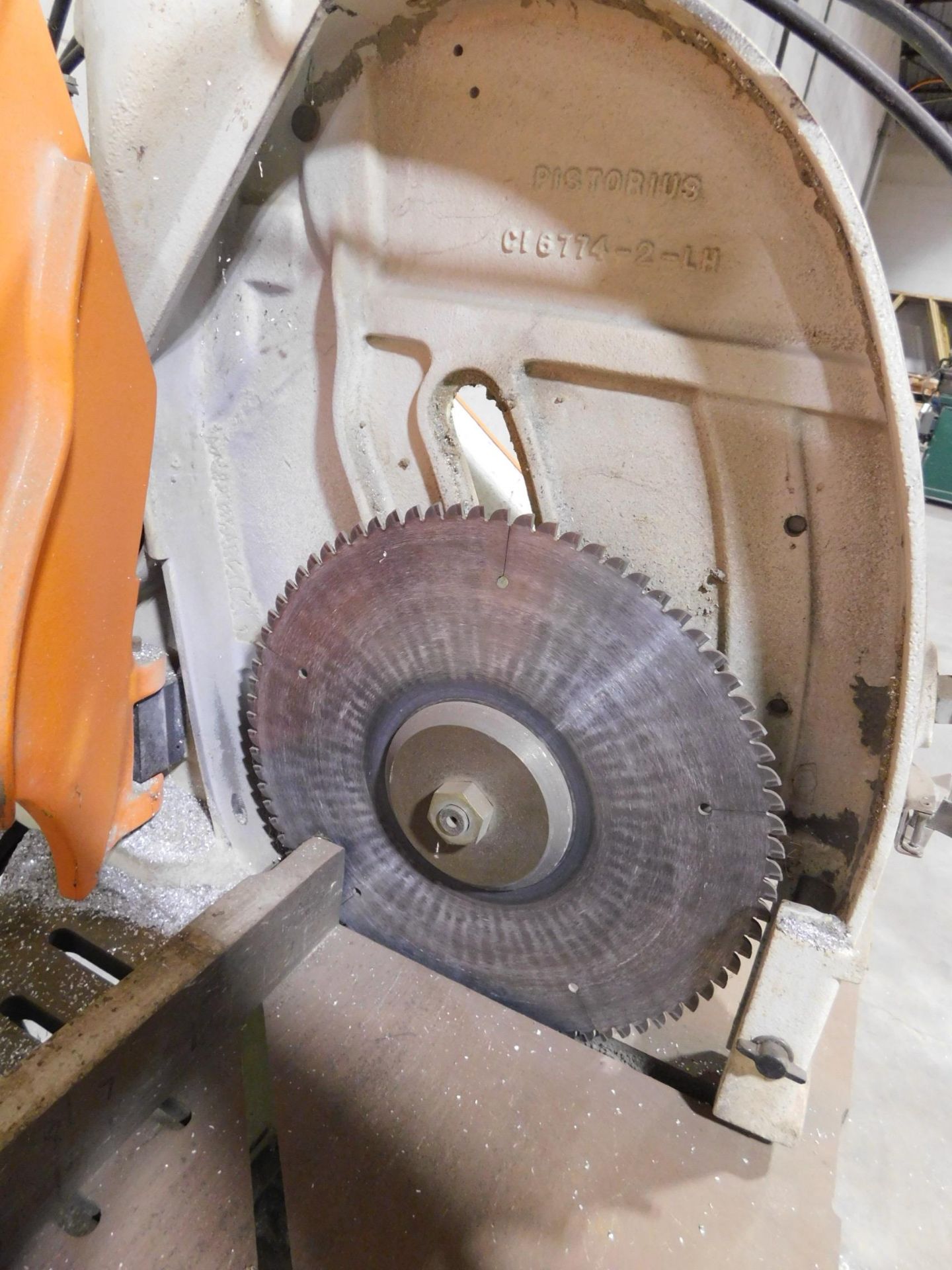 Pistorious Model SC12P Non-Ferrous Cut-Off Saw, SN 251798, 12" Blade, Pneumatic Head Feed, 3 HP, 3 - Image 8 of 8