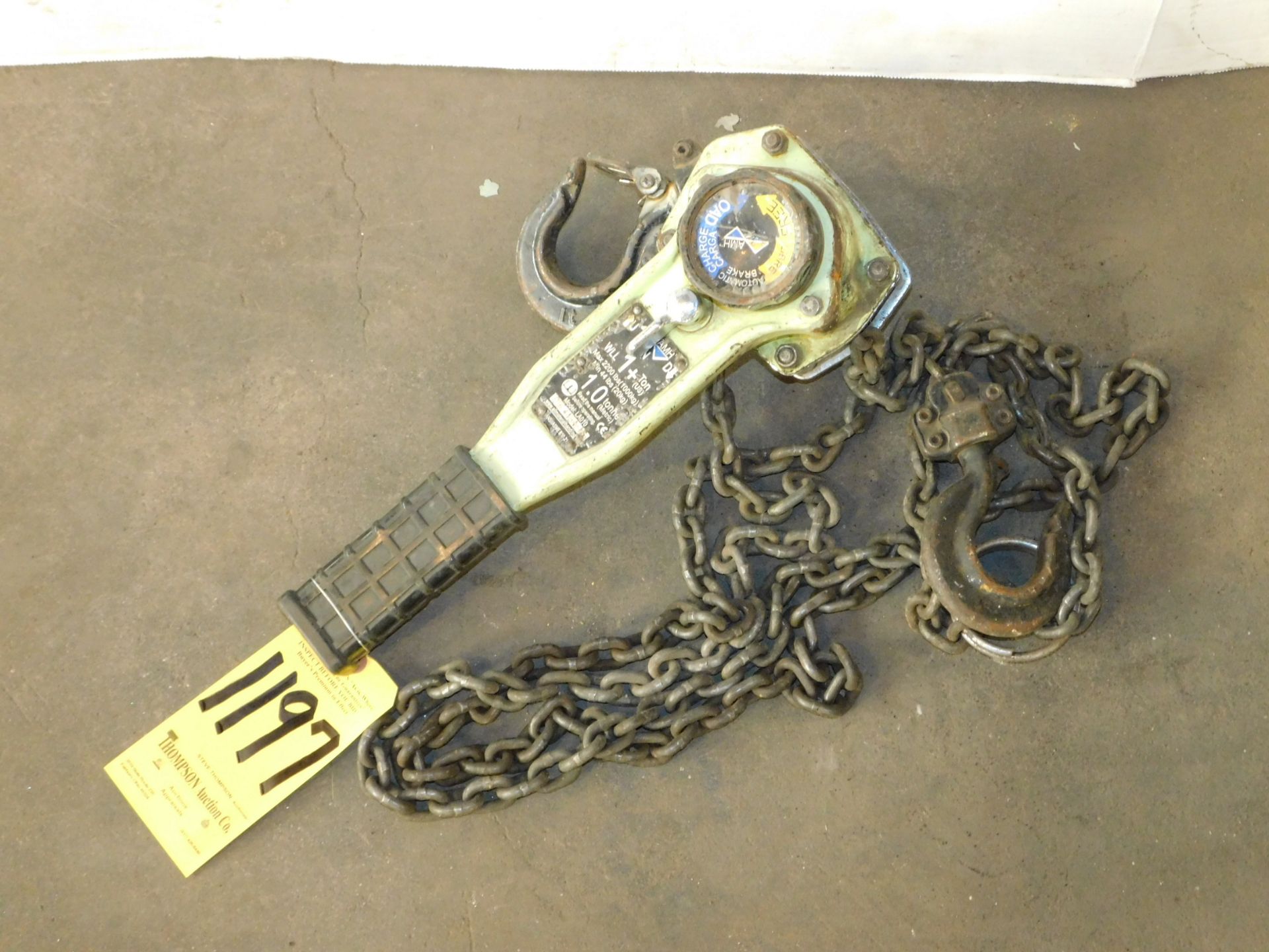 Ratchet Chain Hoist, 1-Ton