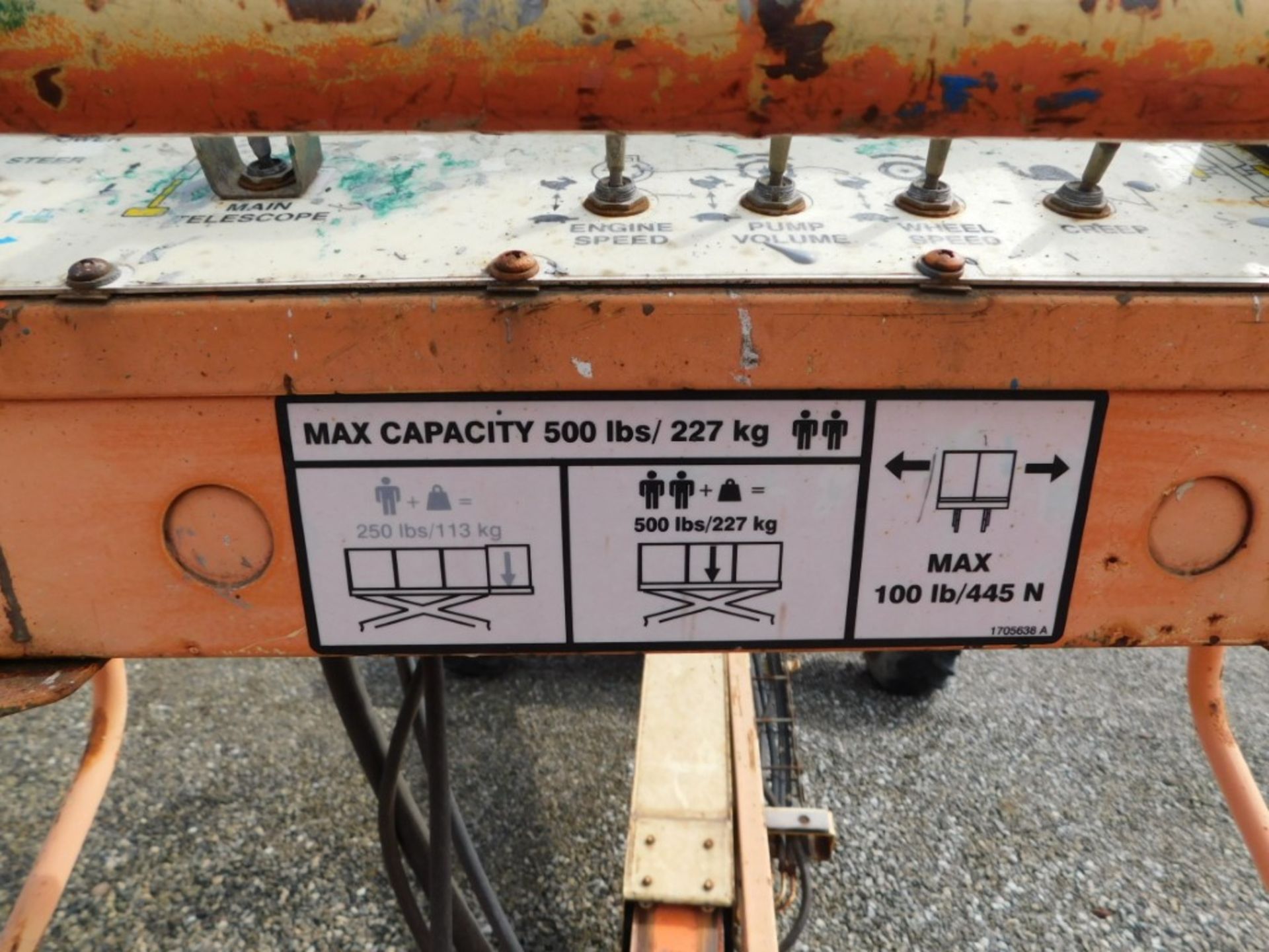 JLG Model 40H Boom Lift, SN 005406-0300017691, New in 1993, 2 WD, 40' Max Platform Height, 1,000 lb. - Image 16 of 16