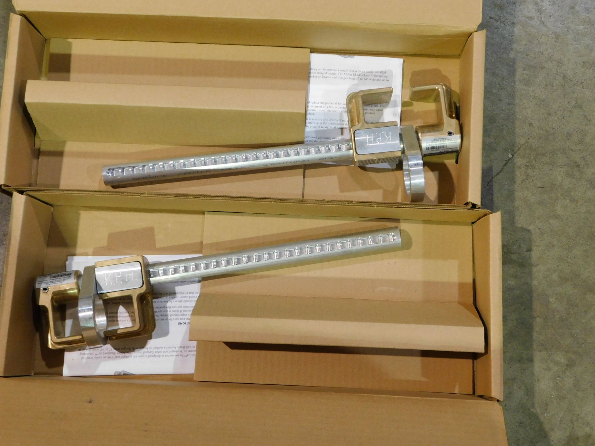 (2) New Miller 8816-14 Adjustable Beam Anchors