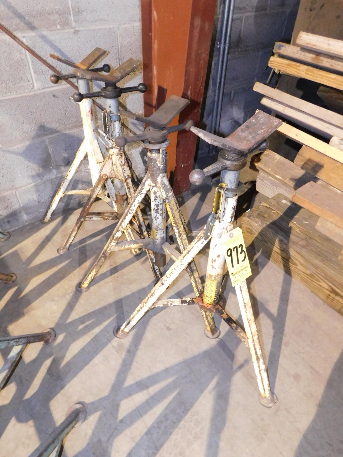 (4) Pipe Support Stands