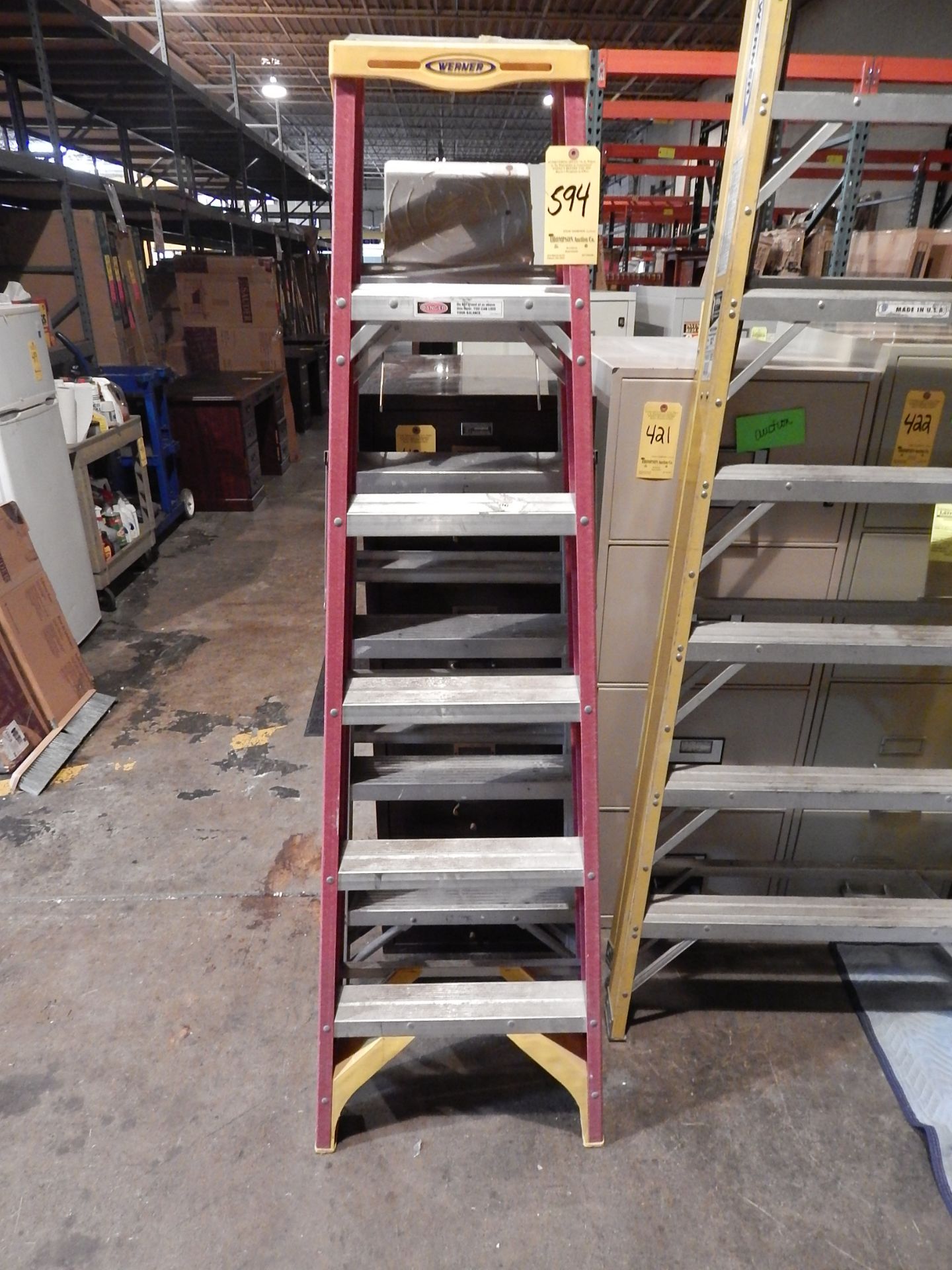 (2) 6' Fiberglass Step Ladders