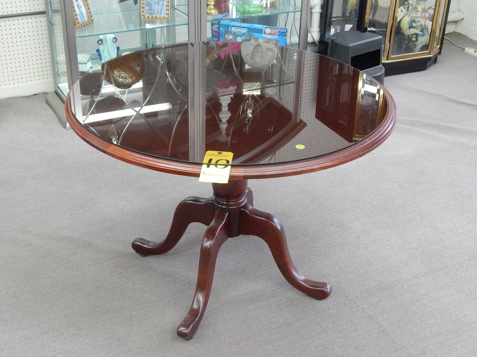 Kimball 42" Round Glass Top Table