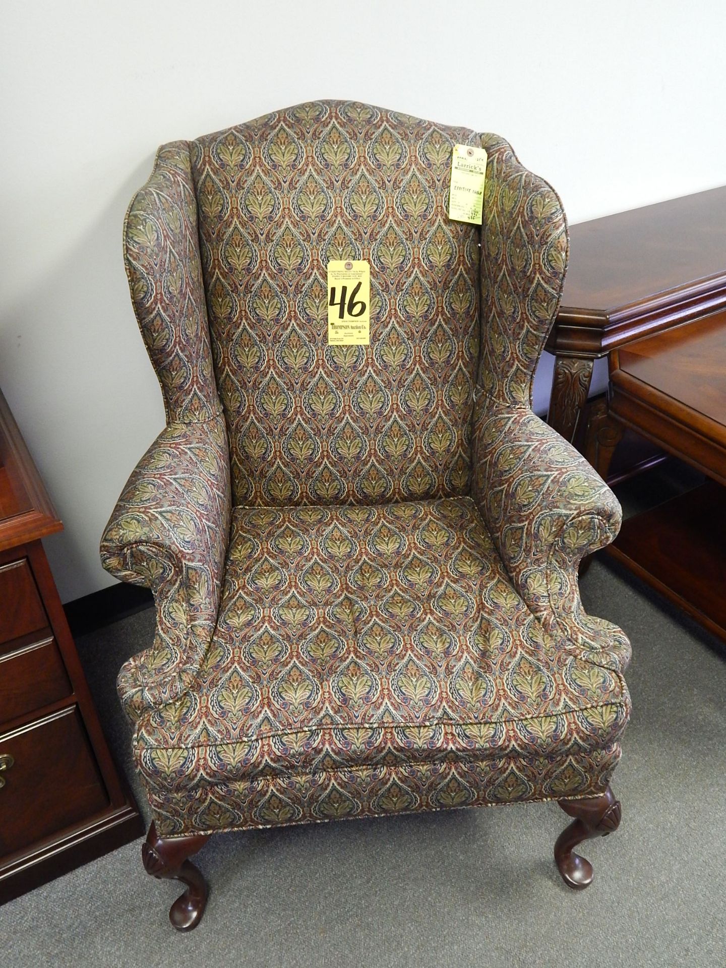 Floral Print Executive Chair