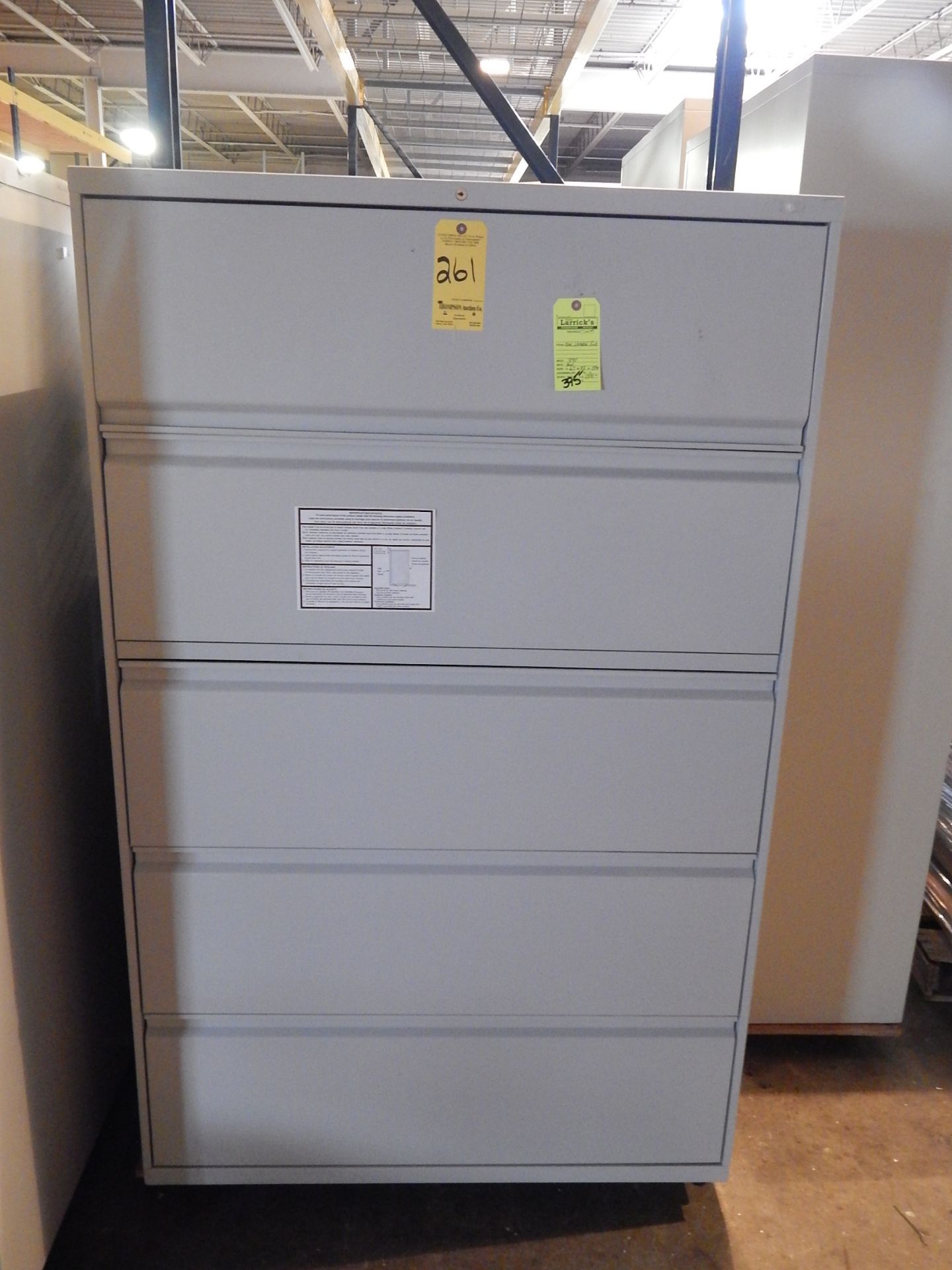 (1) 5-Drawer Lateral Filing Cabinets