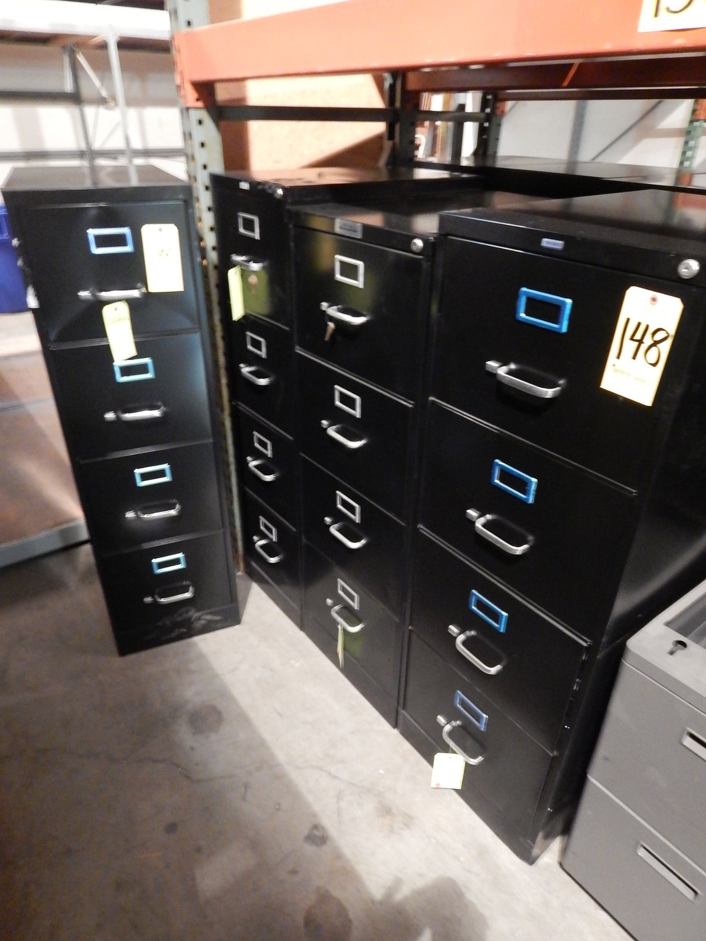 (4) 4-Drawer File Cabinets & (3) 2-Drawer File Cabinets
